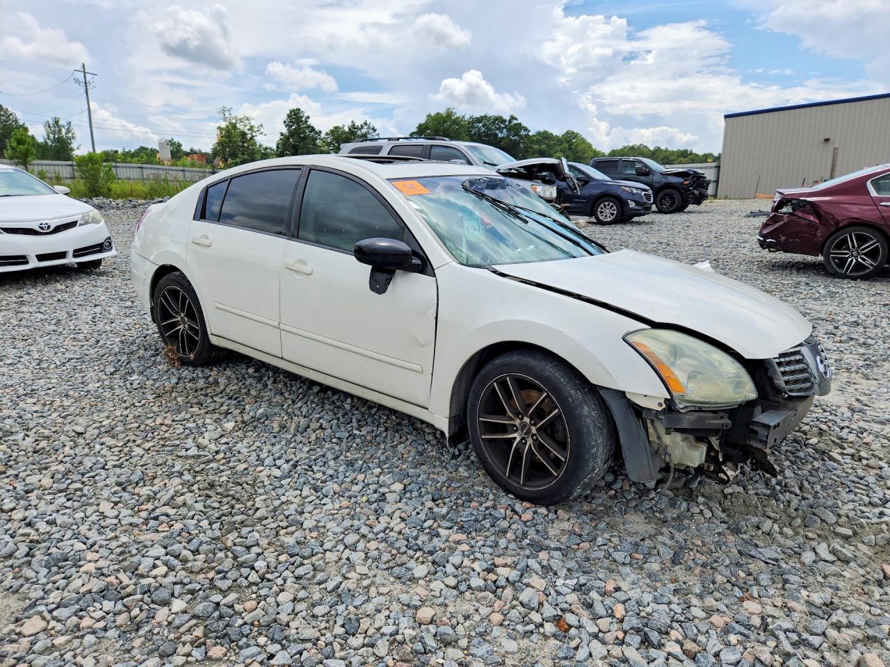 2004 Nissan Maxima 3.5 Se White vin: 1N4BA41E54C883286