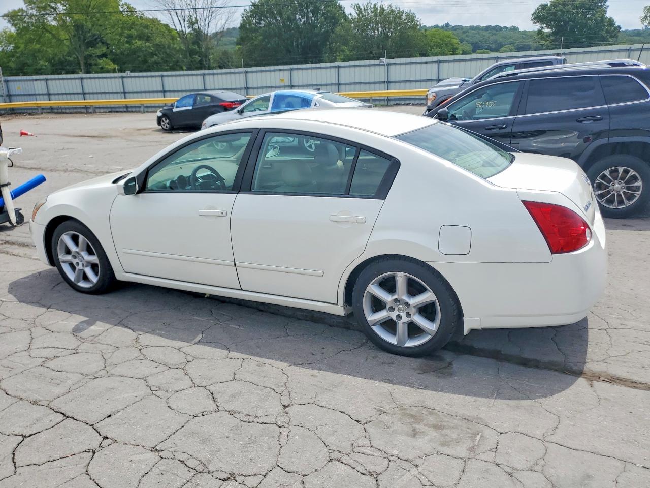 2005 Nissan Maxima Se/sl White vin: 1N4BA41E55C836311