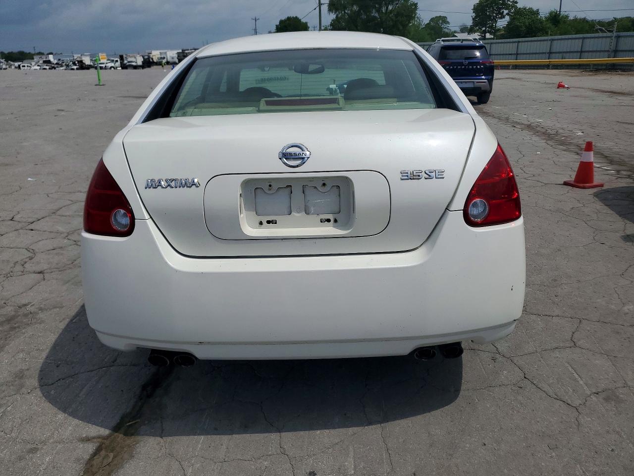 2005 Nissan Maxima Se/sl White vin: 1N4BA41E55C836311