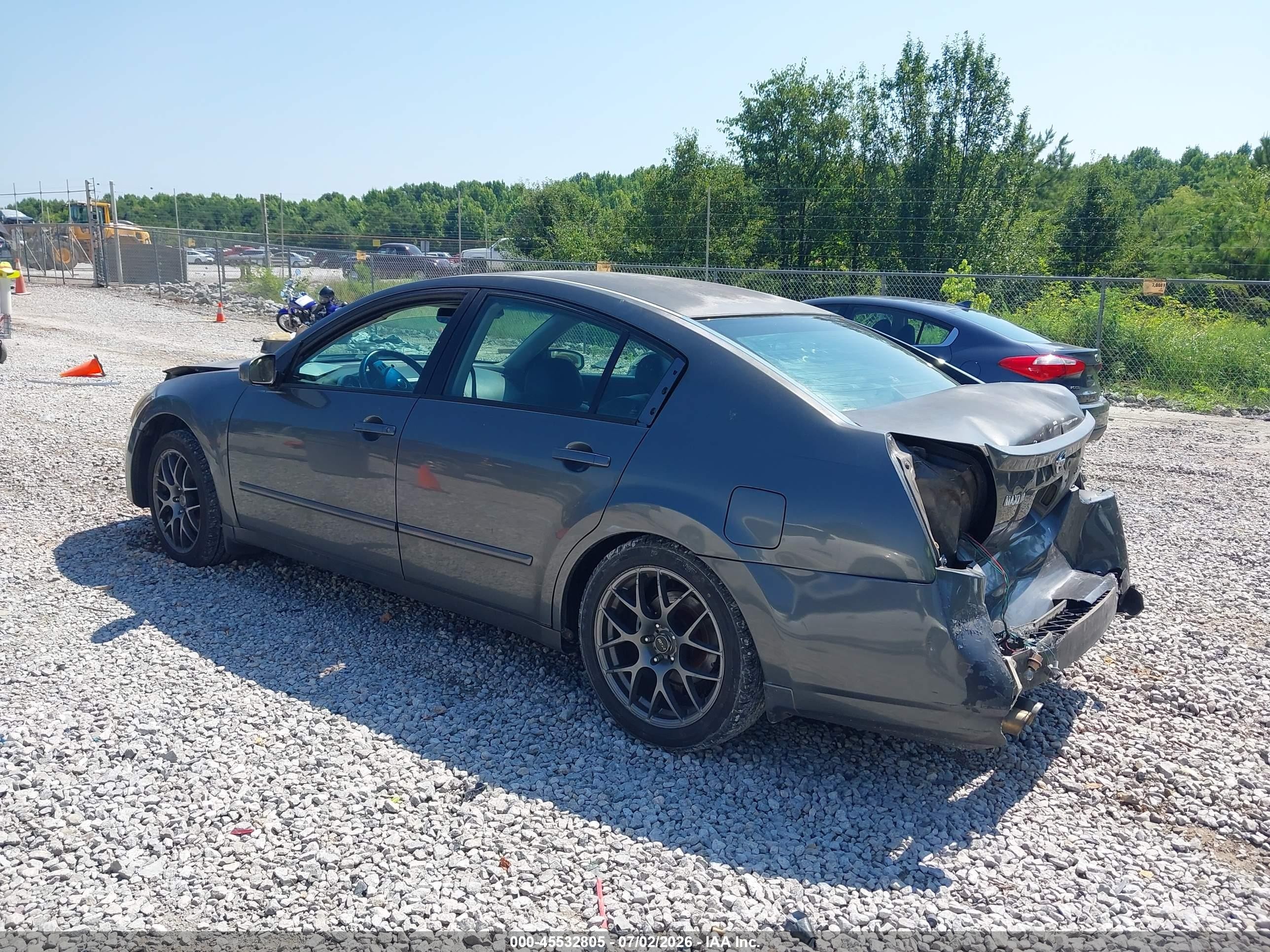 2006 Nissan Maxima 3.5 Se Gray vin: 1N4BA41E56C844488