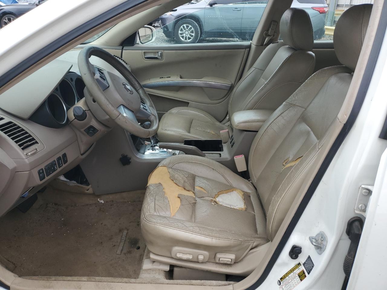 2007 Nissan Maxima Se White vin: 1N4BA41E57C801349