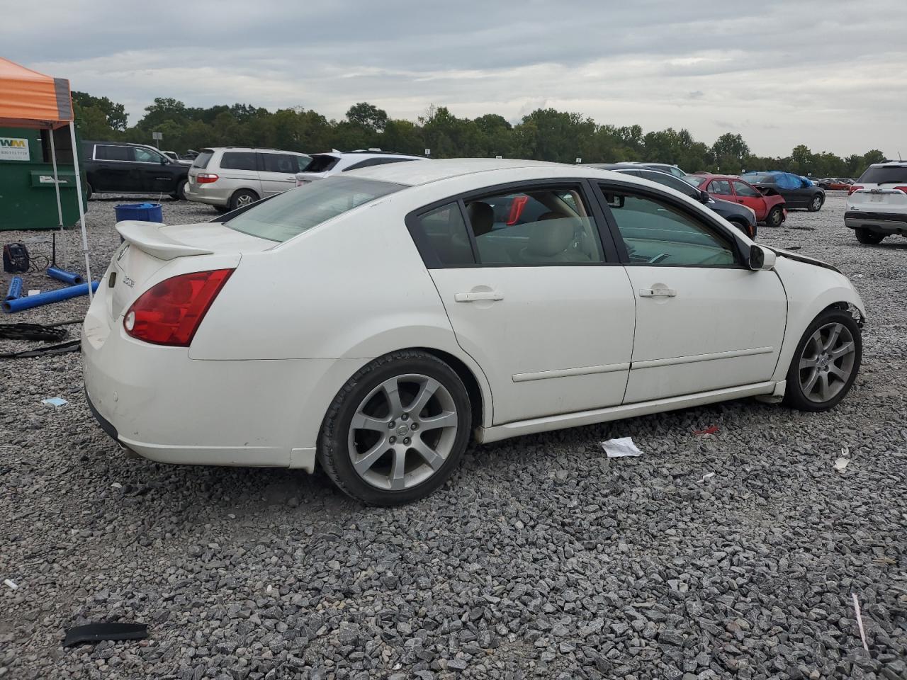 2007 Nissan Maxima Se White vin: 1N4BA41E57C801349