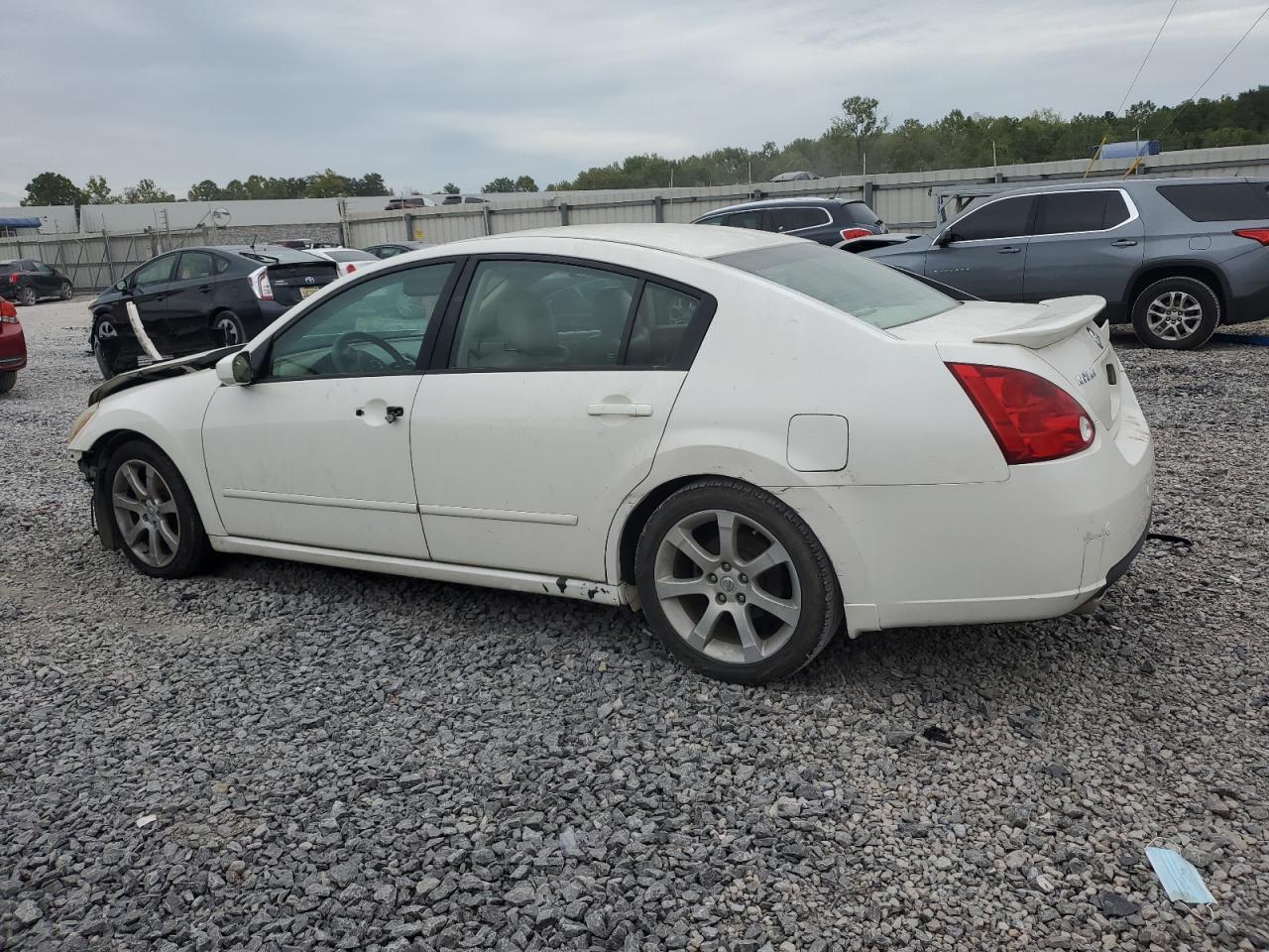 2007 Nissan Maxima Se White vin: 1N4BA41E57C801349