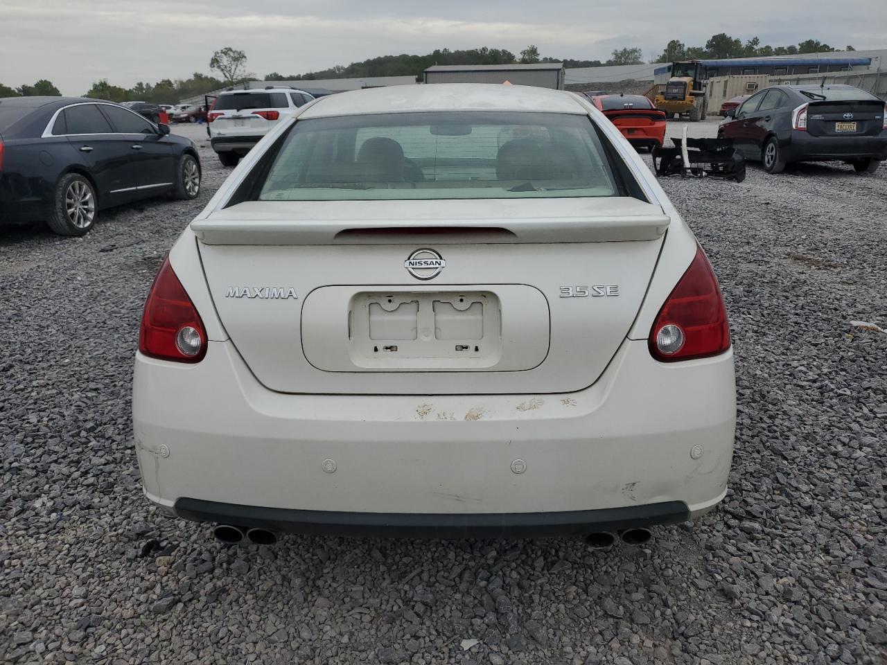 2007 Nissan Maxima Se White vin: 1N4BA41E57C801349