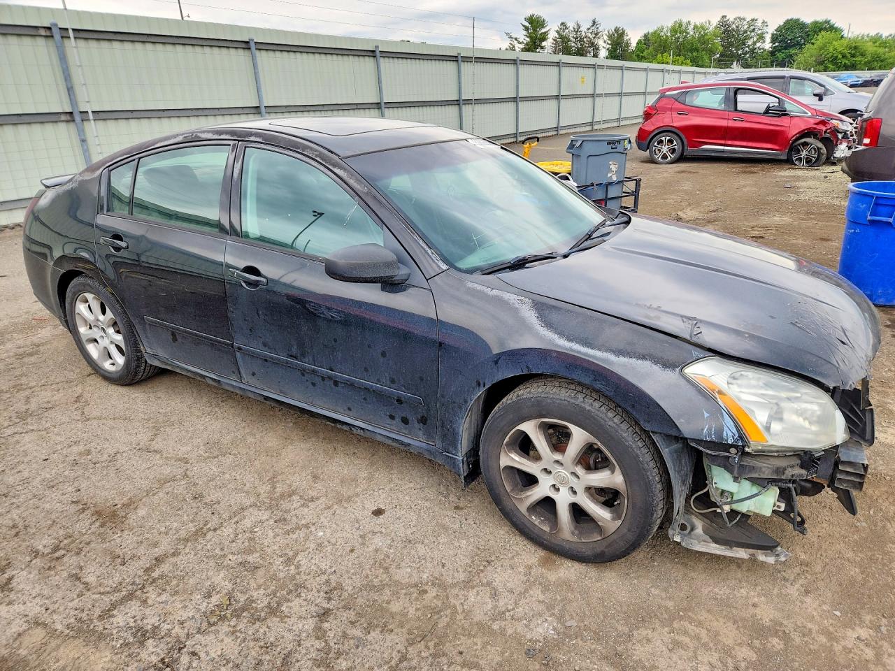 2007 Nissan Maxima 3.5 Se Black vin: 1N4BA41E57C838630