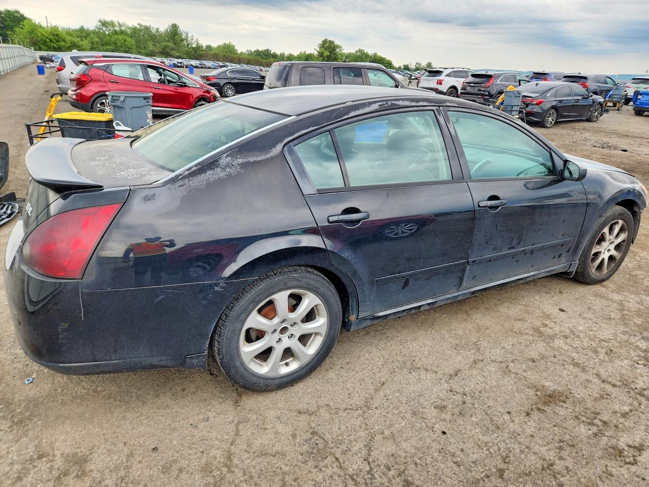 2007 Nissan Maxima 3.5 Se Black vin: 1N4BA41E57C838630