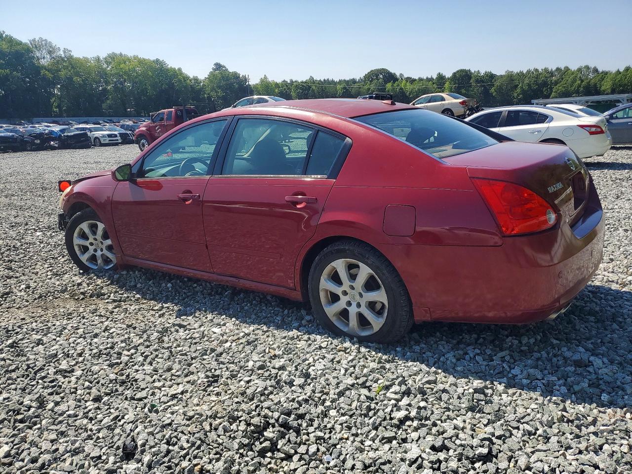 2008 Nissan Maxima 3.5 Se Красный vin: 1N4BA41E58C814281