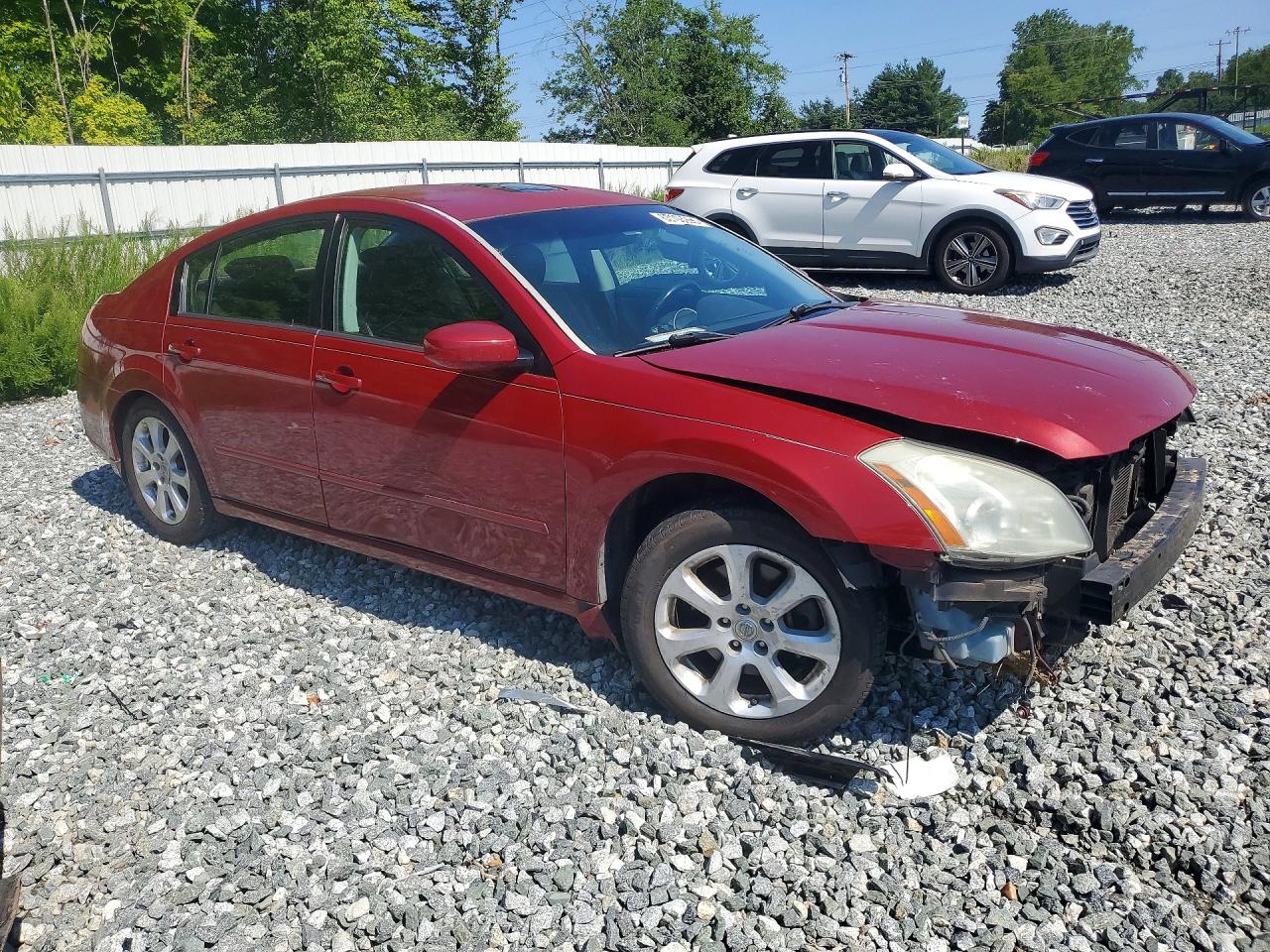 2008 Nissan Maxima 3.5 Se Красный vin: 1N4BA41E58C814281