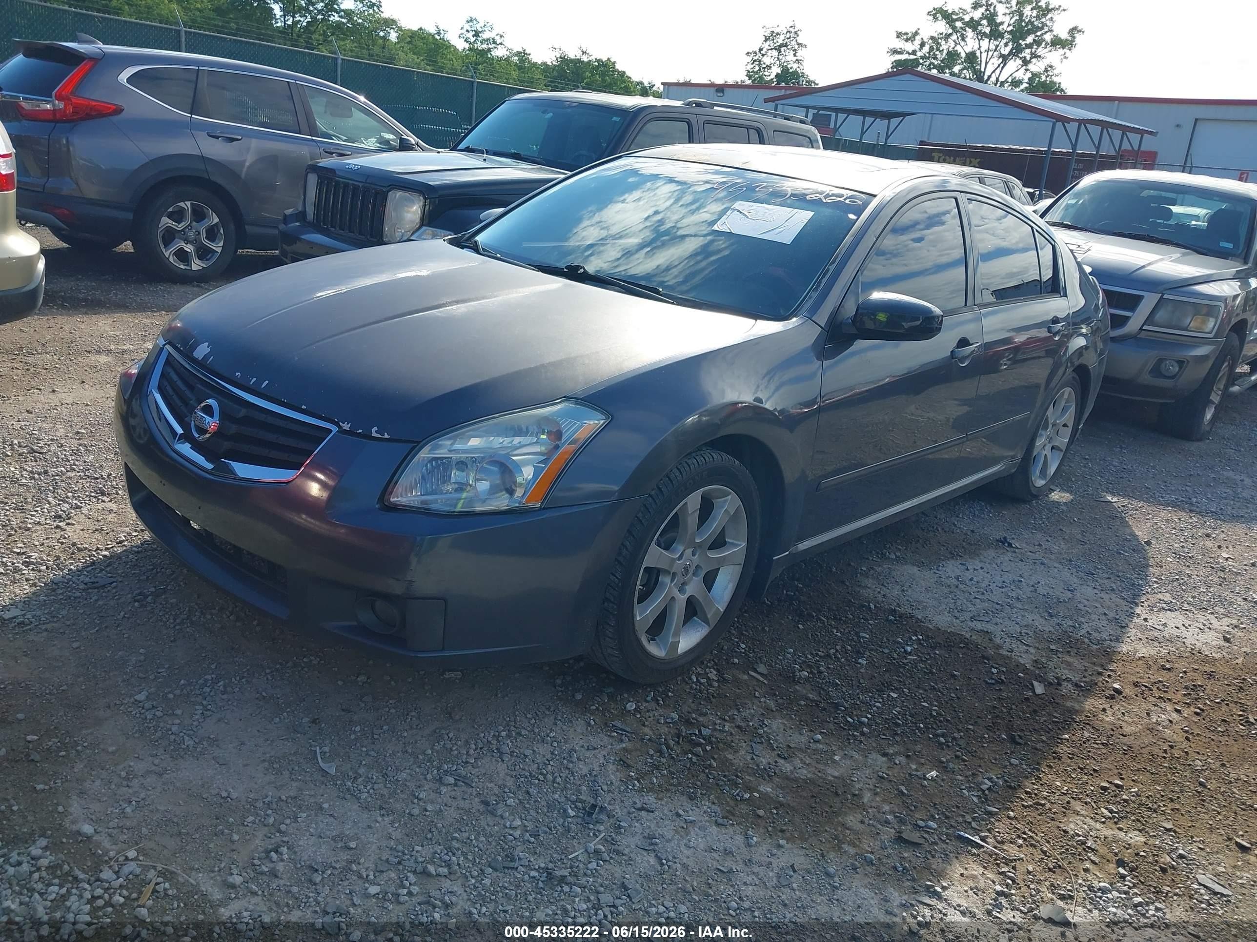 2008 Nissan Maxima 3.5 Se Gray vin: 1N4BA41E58C825507