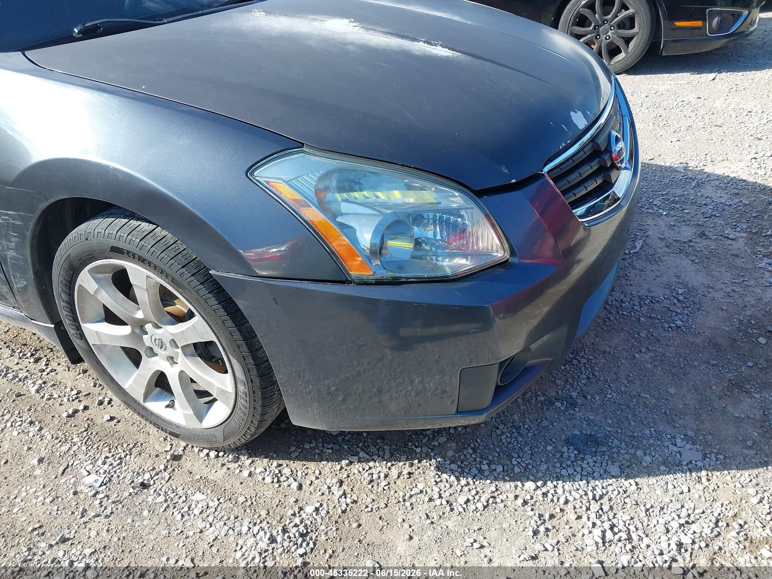 2008 Nissan Maxima 3.5 Se Gray vin: 1N4BA41E58C825507