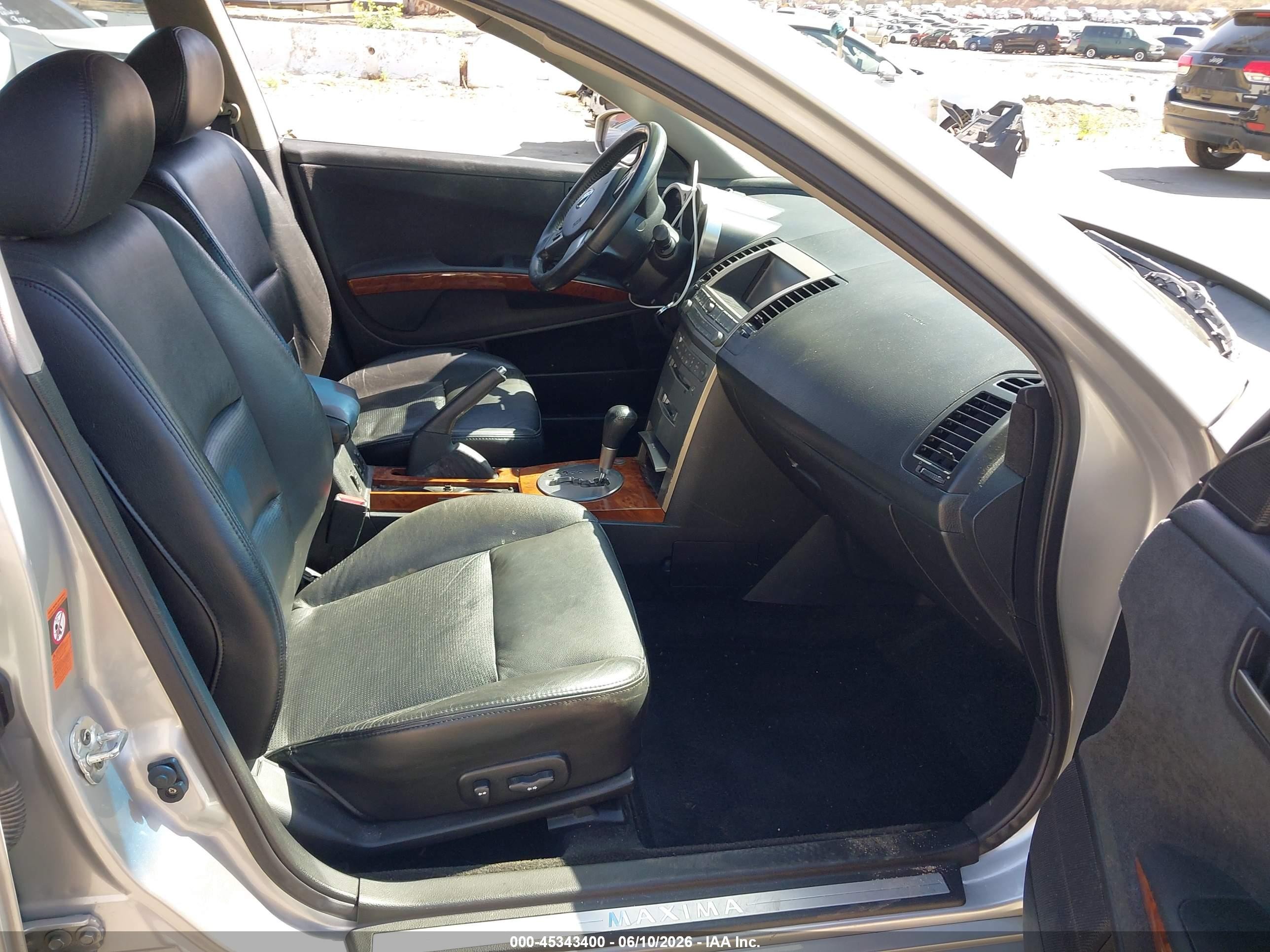 2004 Nissan Maxima 3.5 Sl Silver vin: 1N4BA41E64C856033