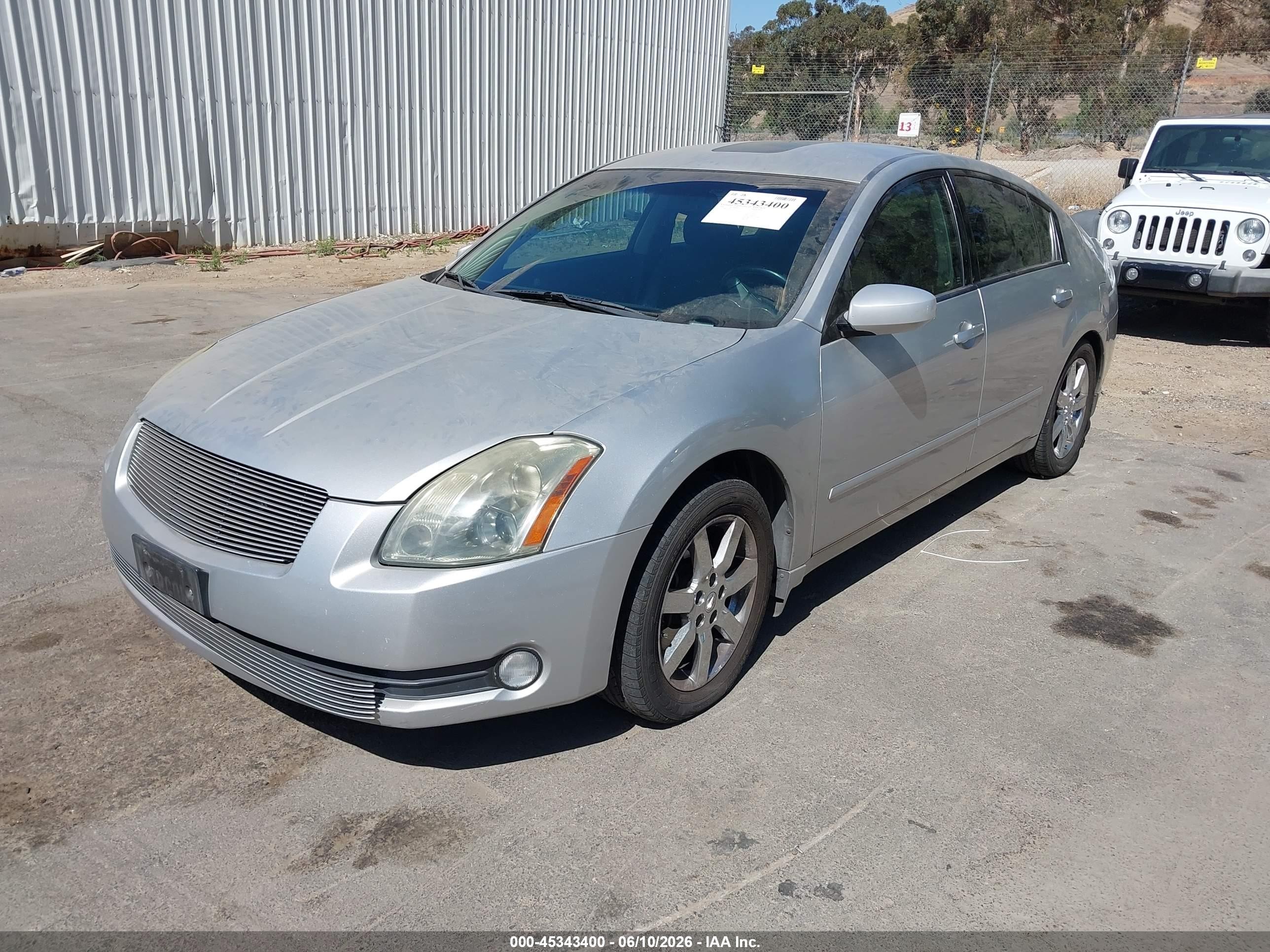 2004 Nissan Maxima 3.5 Sl Silver vin: 1N4BA41E64C856033
