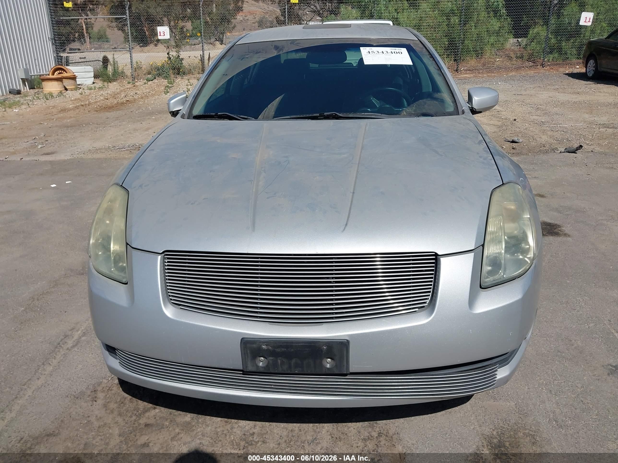 2004 Nissan Maxima 3.5 Sl Silver vin: 1N4BA41E64C856033