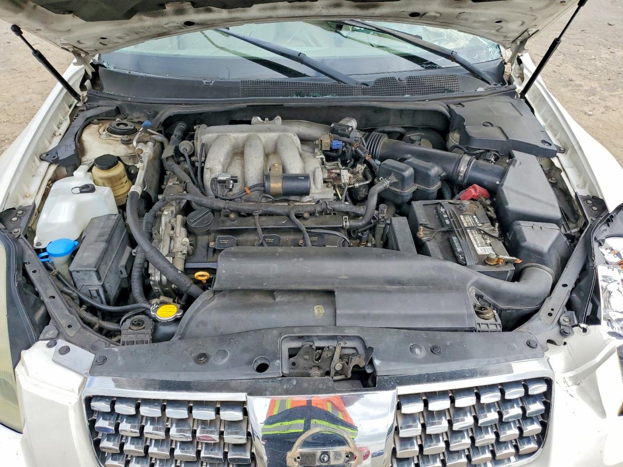 2004 Nissan Maxima 3.5 Se White vin: 1N4BA41E64C874516