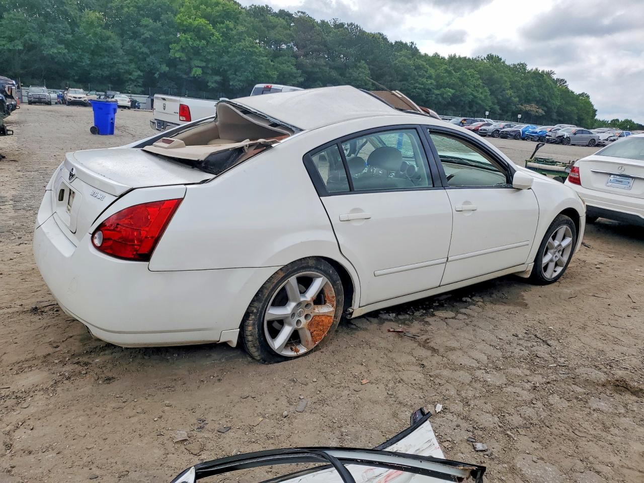 2004 Nissan Maxima 3.5 Se White vin: 1N4BA41E64C874516