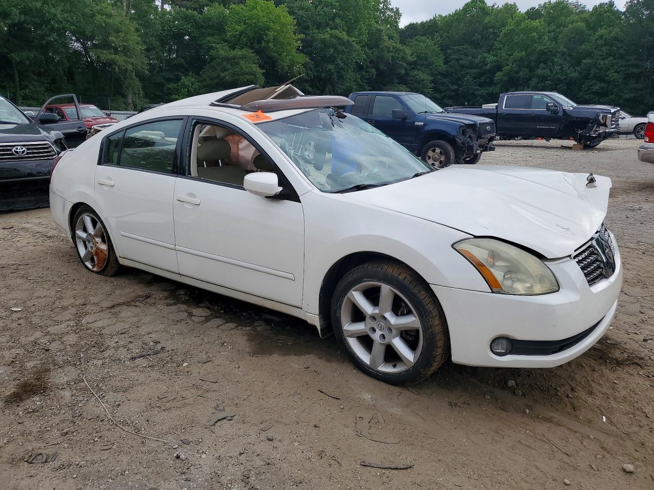 2004 Nissan Maxima 3.5 Se White vin: 1N4BA41E64C874516