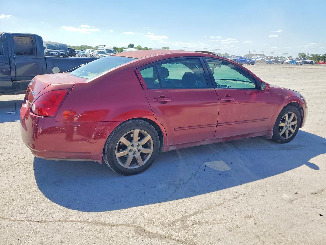2004 Nissan Maxima 3.5 Se Burgundy vin: 1N4BA41E64C887038