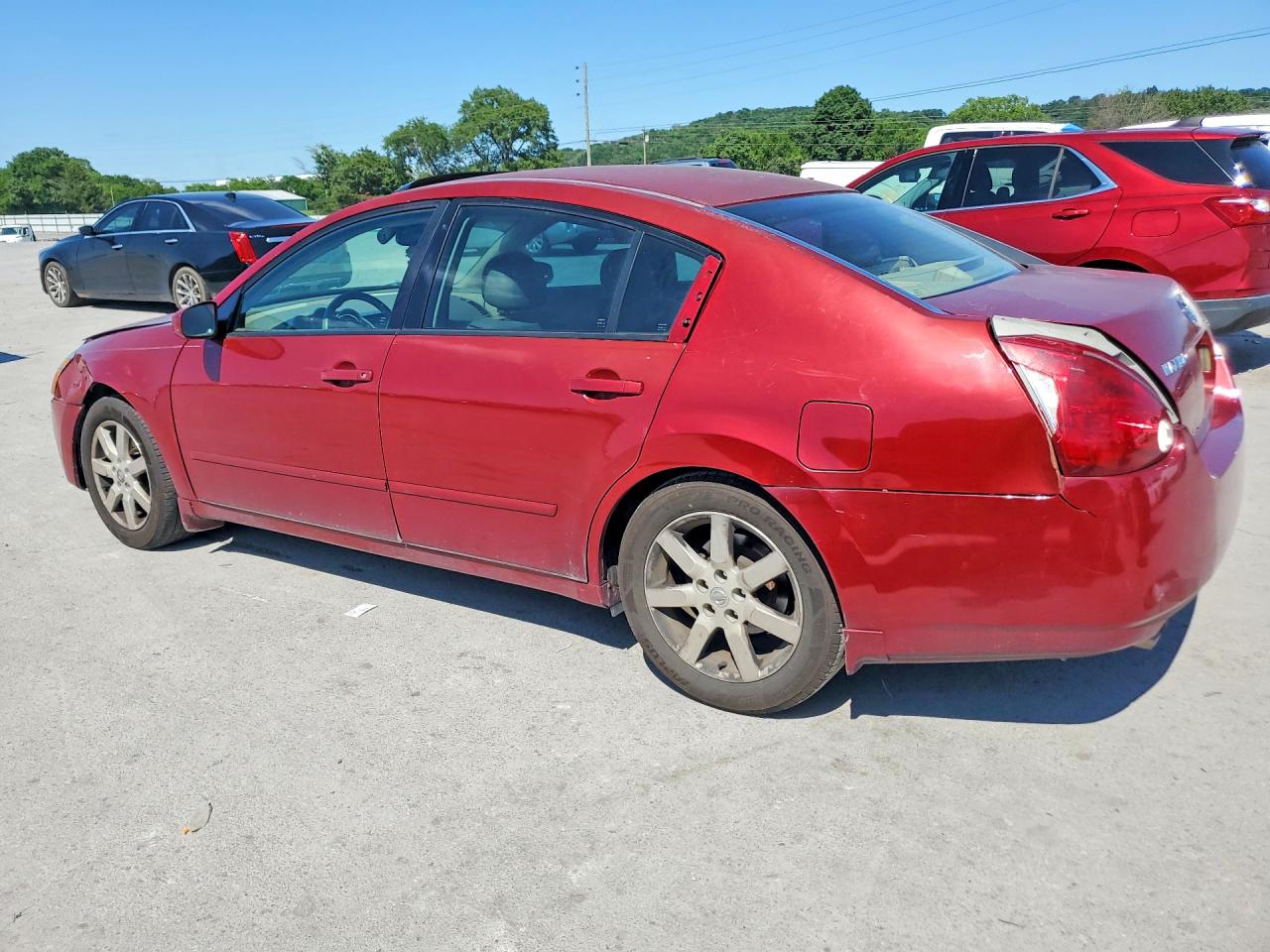 2004 Nissan Maxima 3.5 Se Burgundy vin: 1N4BA41E64C887038
