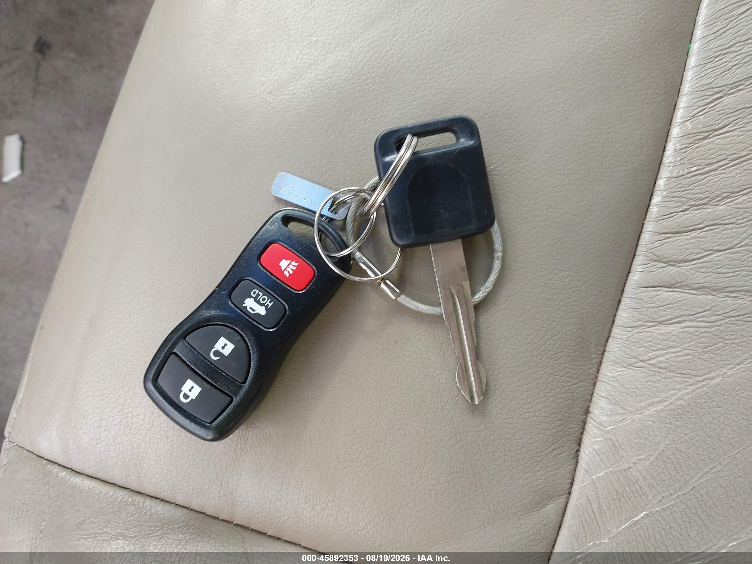 2005 Nissan Maxima 3.5 Sl Red vin: 1N4BA41E65C810641