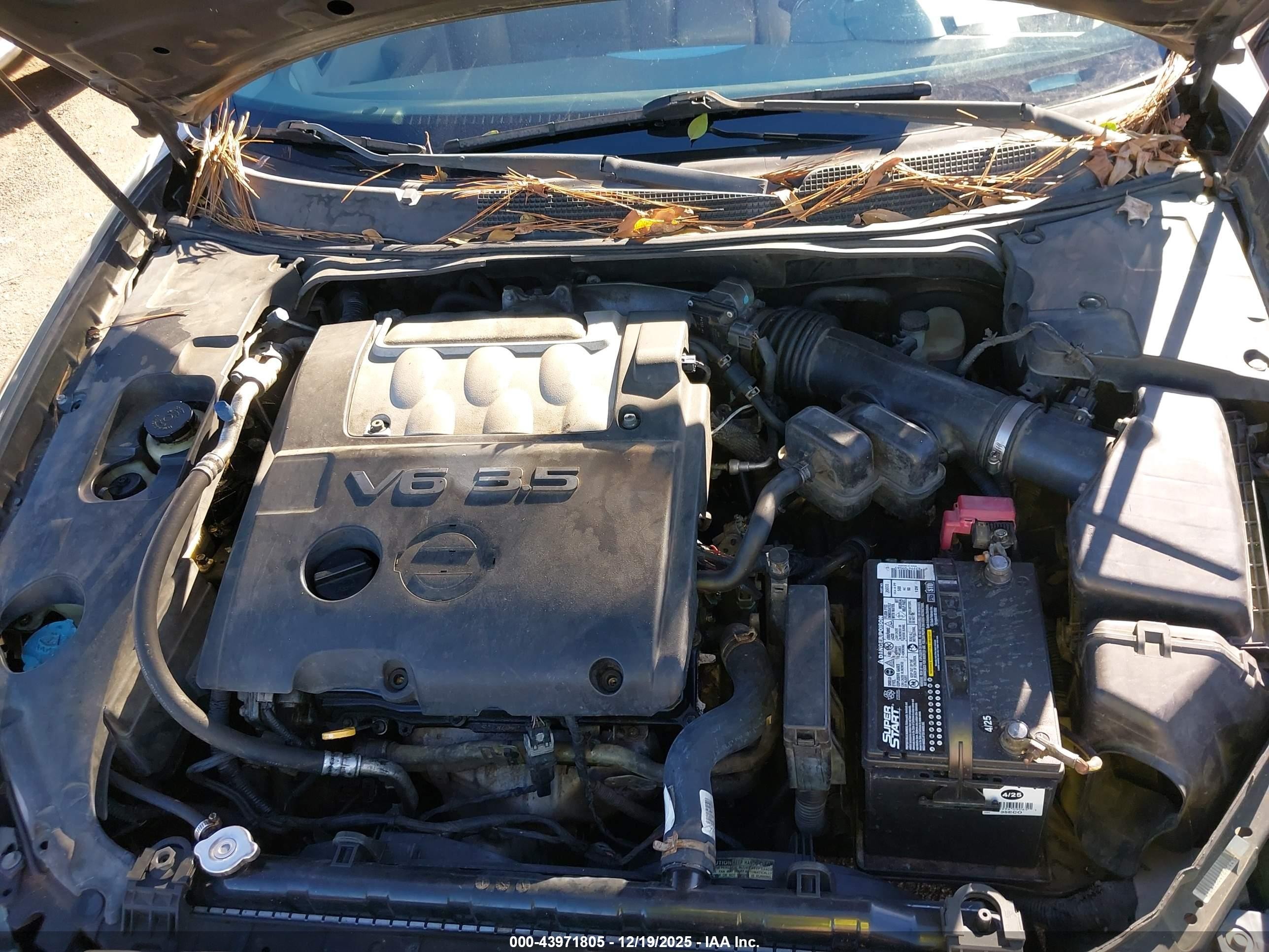 2005 Nissan Maxima 3.5 Se Gray vin: 1N4BA41E65C811563
