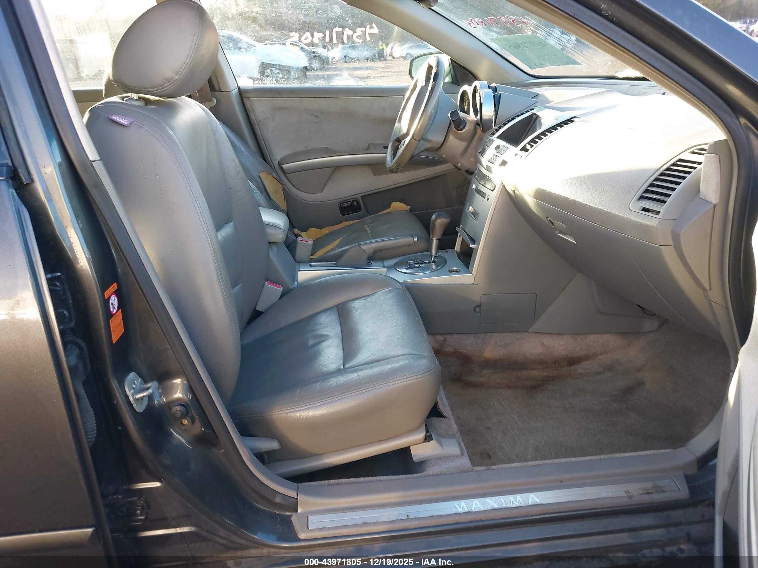 2005 Nissan Maxima 3.5 Se Gray vin: 1N4BA41E65C811563