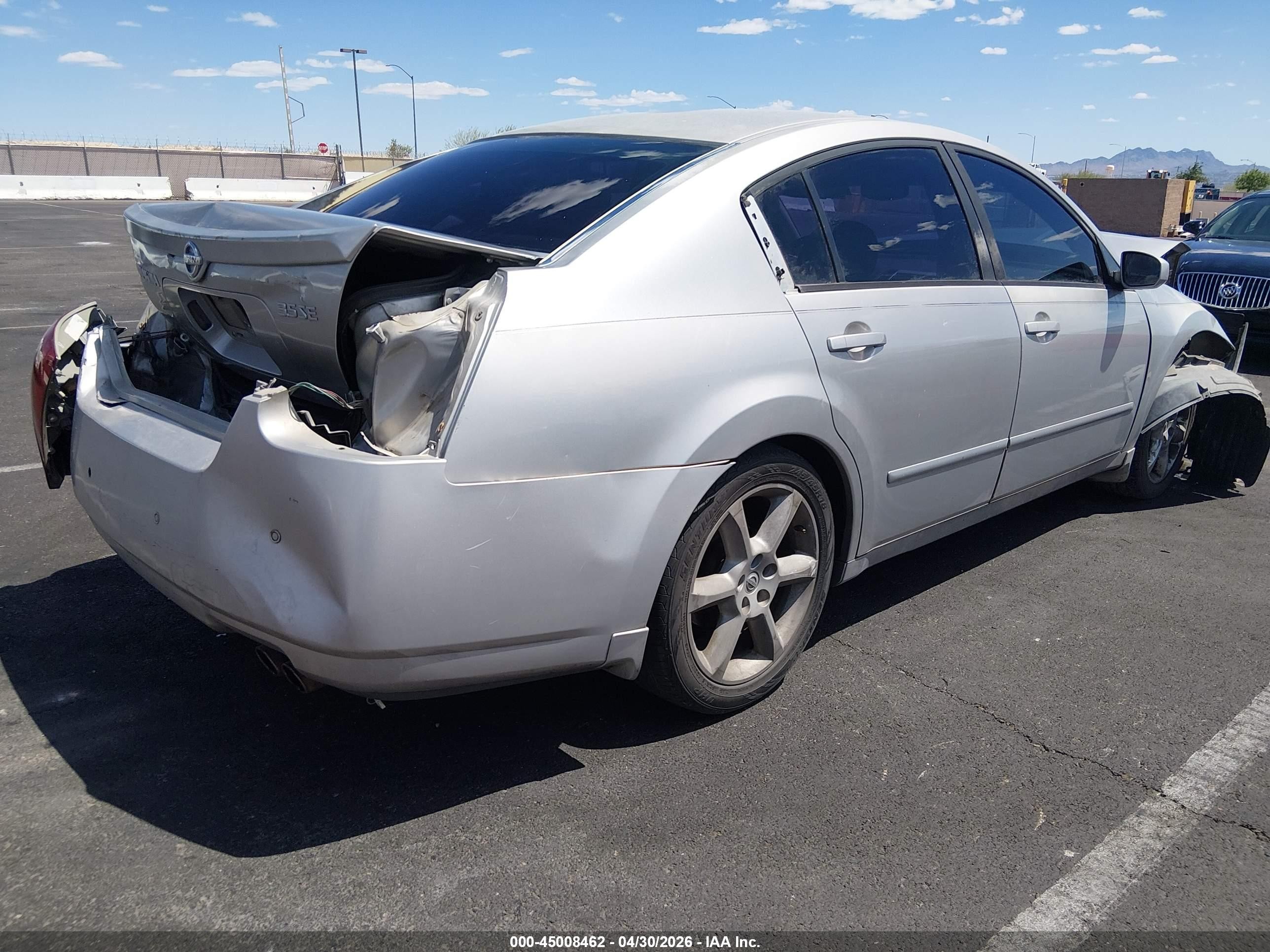 2005 Nissan Maxima 3.5 Se Серебряный vin: 1N4BA41E65C851657