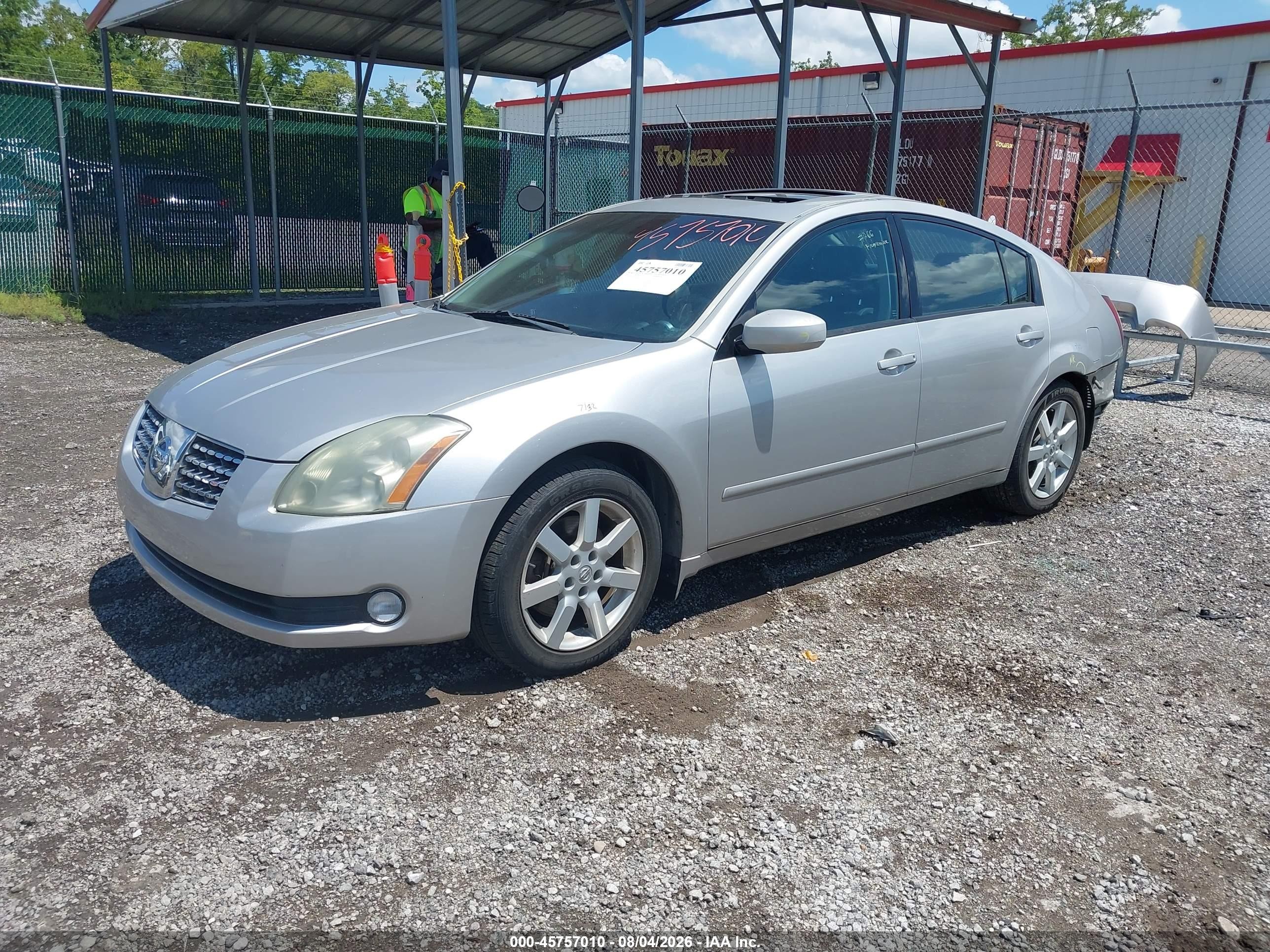 2005 Nissan Maxima 3.5 Sl Серебряный vin: 1N4BA41E65C857412