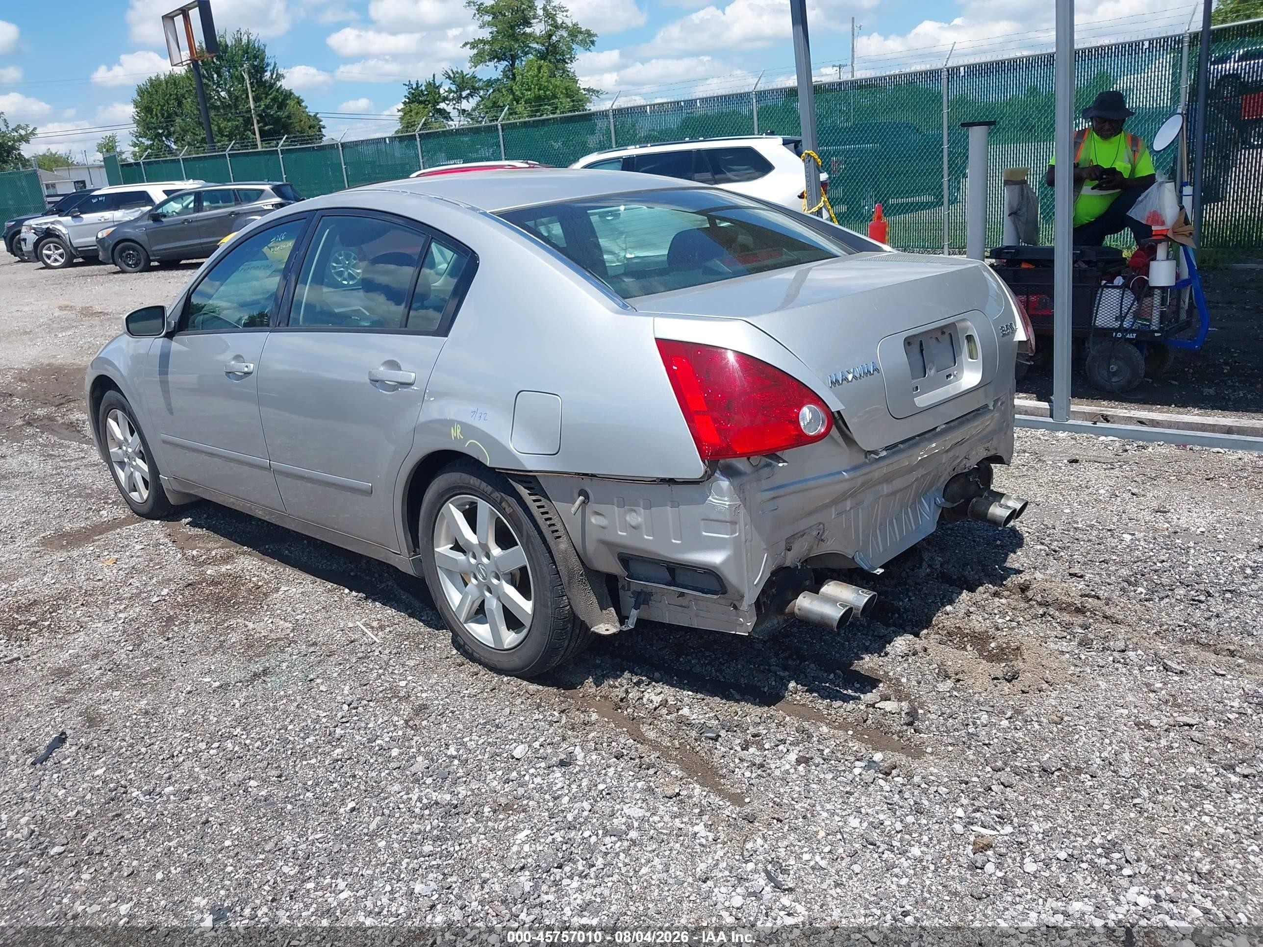 2005 Nissan Maxima 3.5 Sl Серебряный vin: 1N4BA41E65C857412