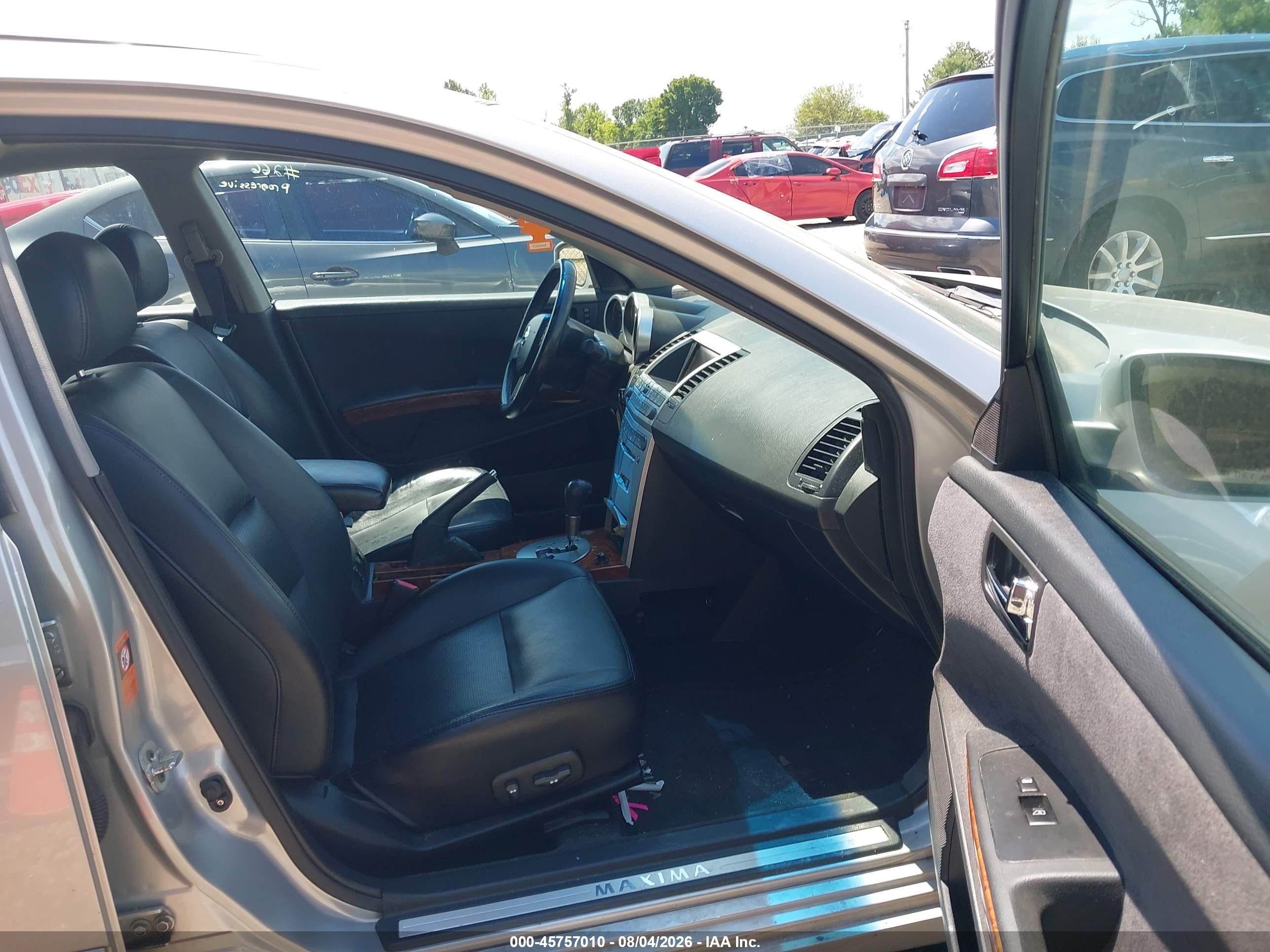 2005 Nissan Maxima 3.5 Sl Серебряный vin: 1N4BA41E65C857412