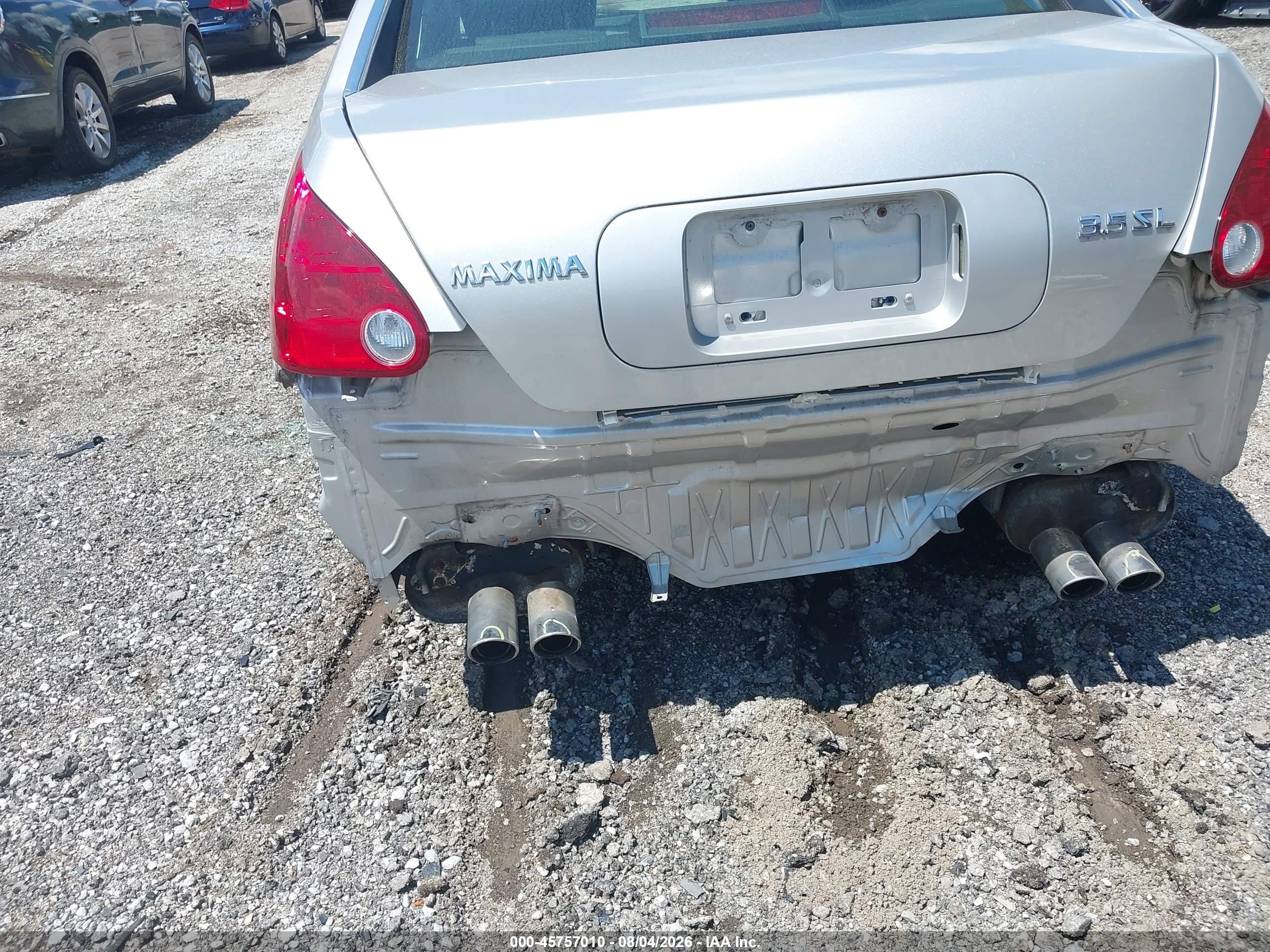 2005 Nissan Maxima 3.5 Sl Серебряный vin: 1N4BA41E65C857412