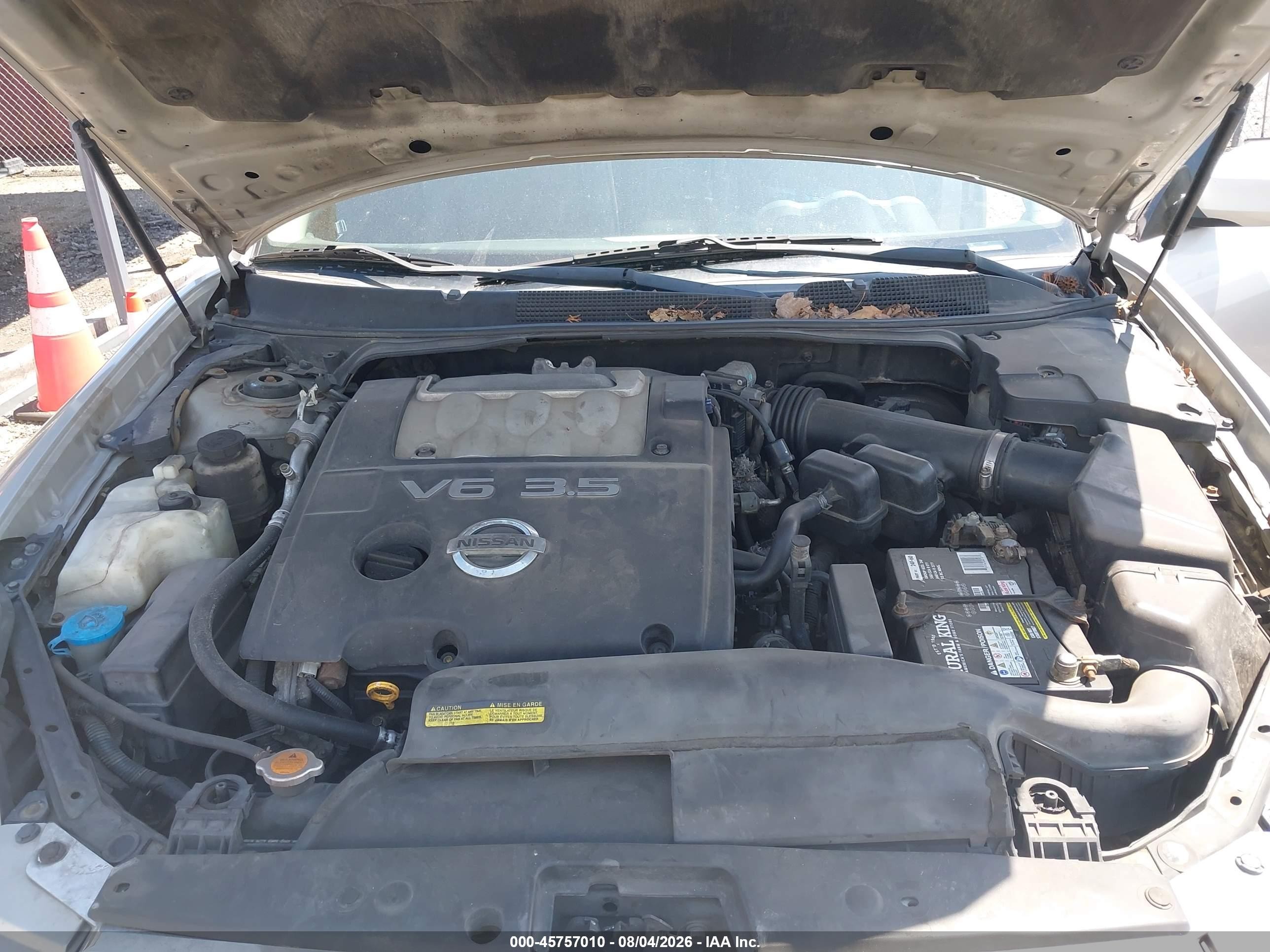 2005 Nissan Maxima 3.5 Sl Серебряный vin: 1N4BA41E65C857412