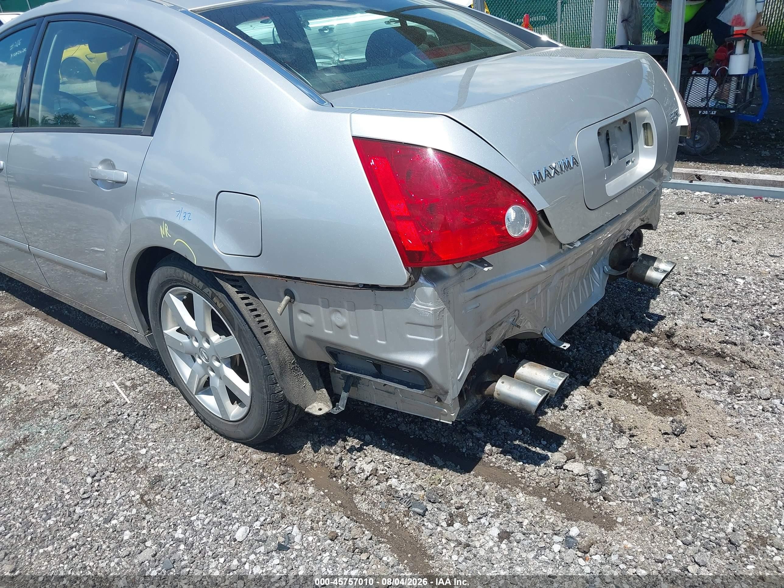 2005 Nissan Maxima 3.5 Sl Серебряный vin: 1N4BA41E65C857412