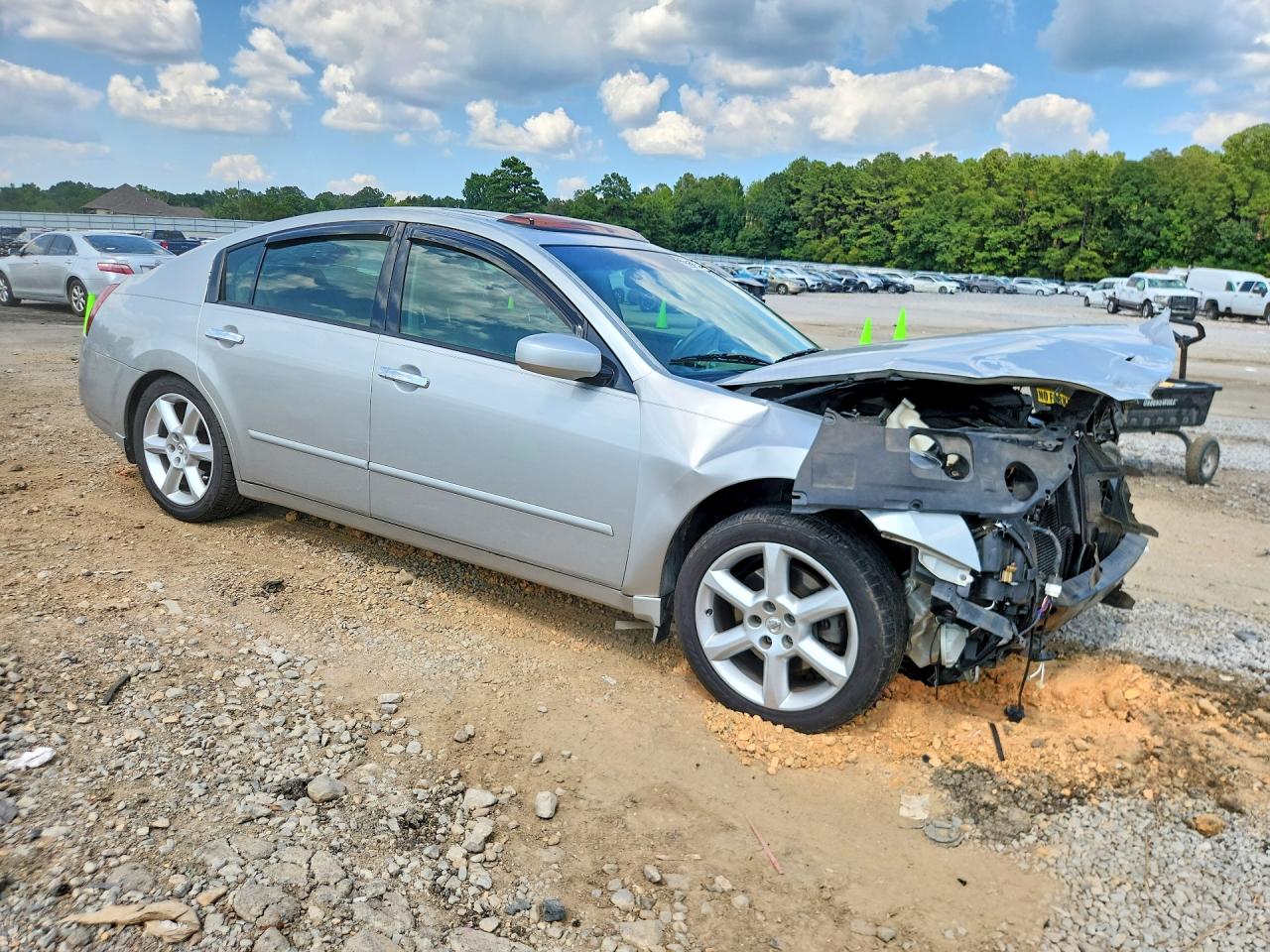 2006 Nissan Maxima 3.5 Se Silver vin: 1N4BA41E66C852213