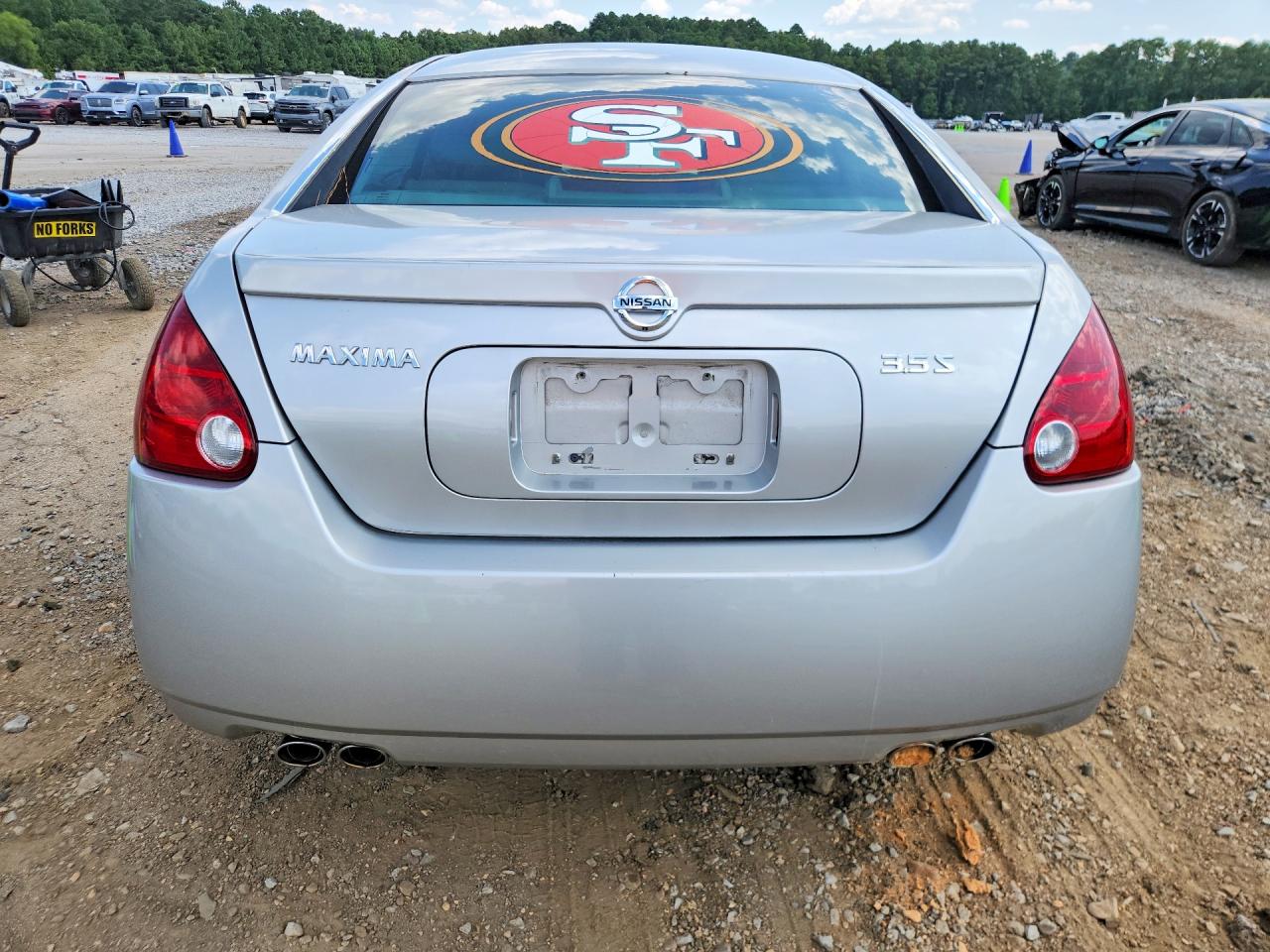 2006 Nissan Maxima 3.5 Se Silver vin: 1N4BA41E66C852213