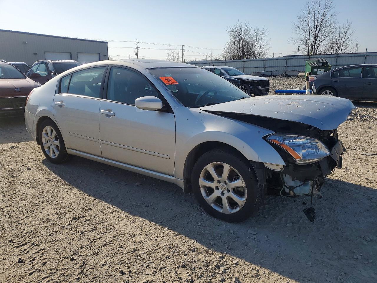 2007 Nissan Maxima 3.5 Se Silver vin: 1N4BA41E67C805653