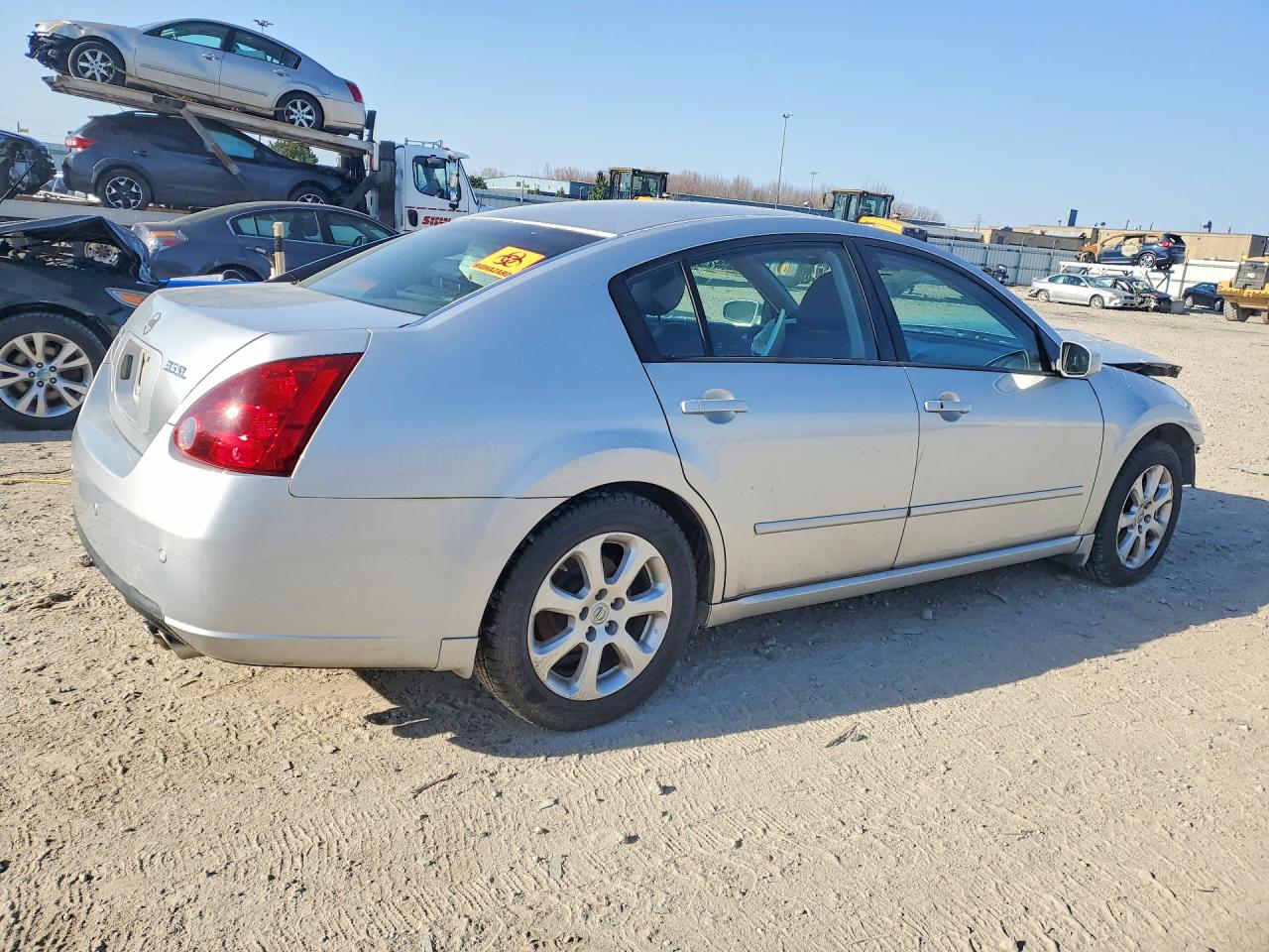 2007 Nissan Maxima 3.5 Se Silver vin: 1N4BA41E67C805653