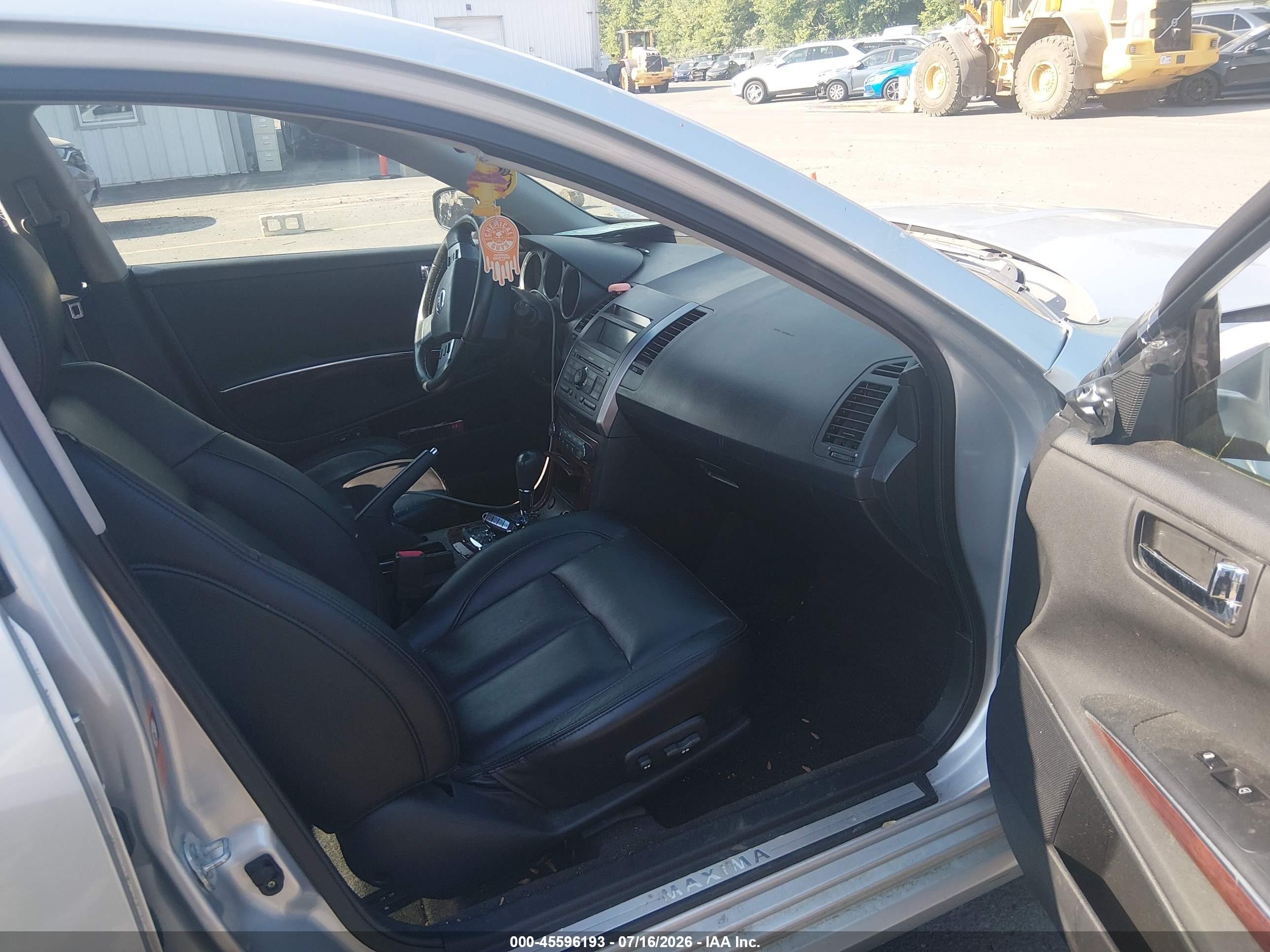 2007 Nissan Maxima 3.5 Sl Silver vin: 1N4BA41E67C812070