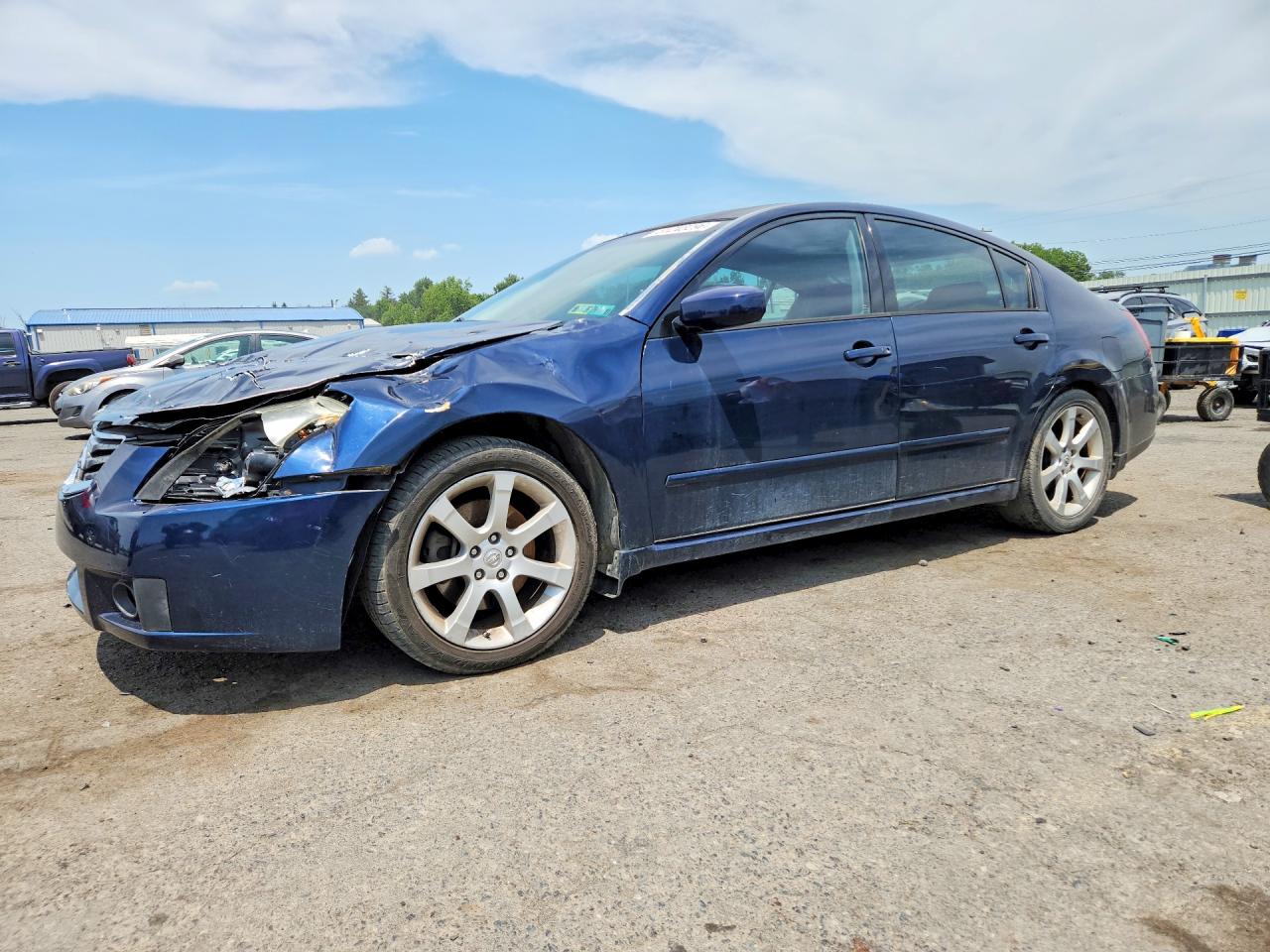 2007 Nissan Maxima 3.5 Se Blue vin: 1N4BA41E67C826695