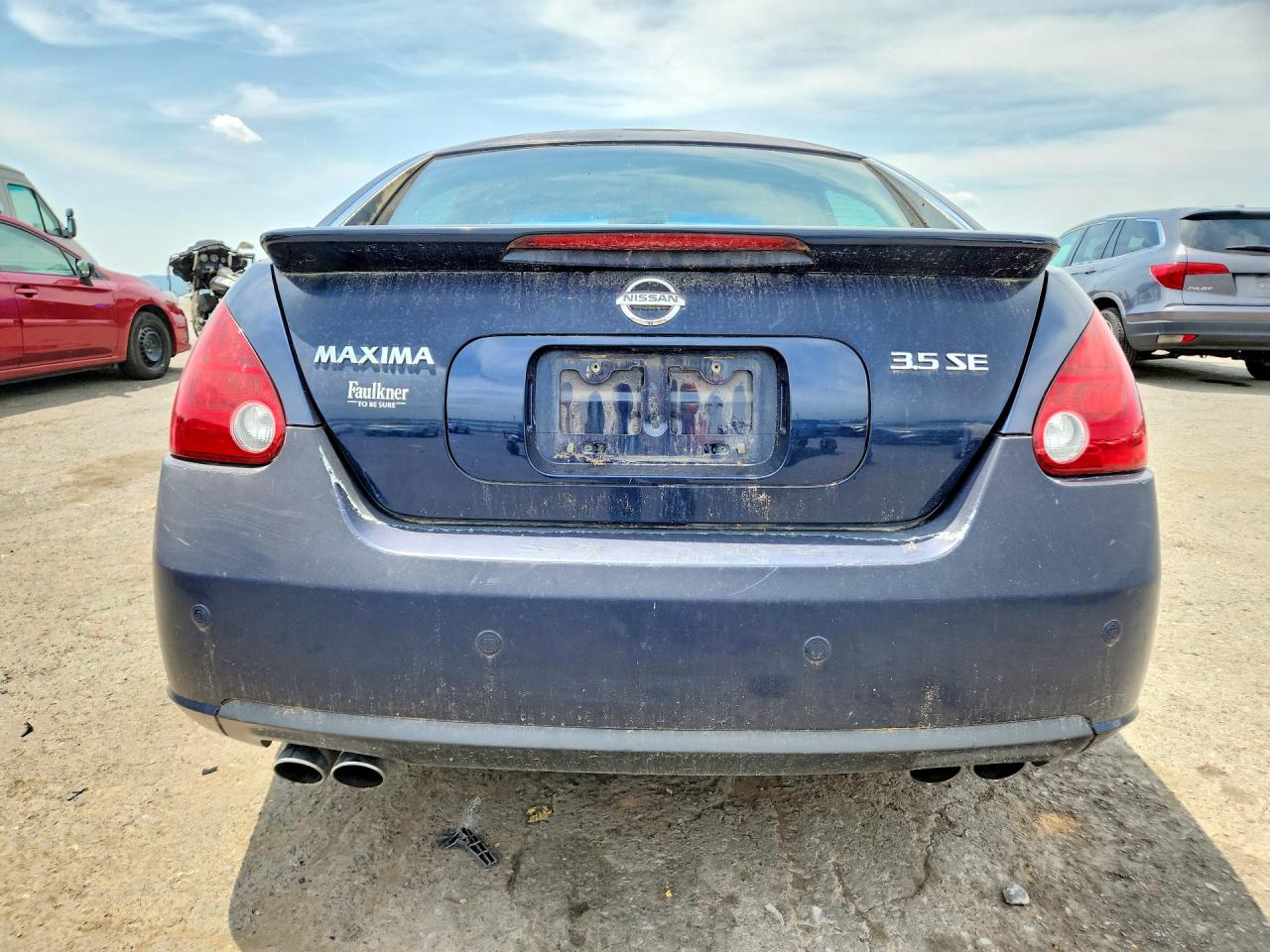 2007 Nissan Maxima 3.5 Se Blue vin: 1N4BA41E67C826695