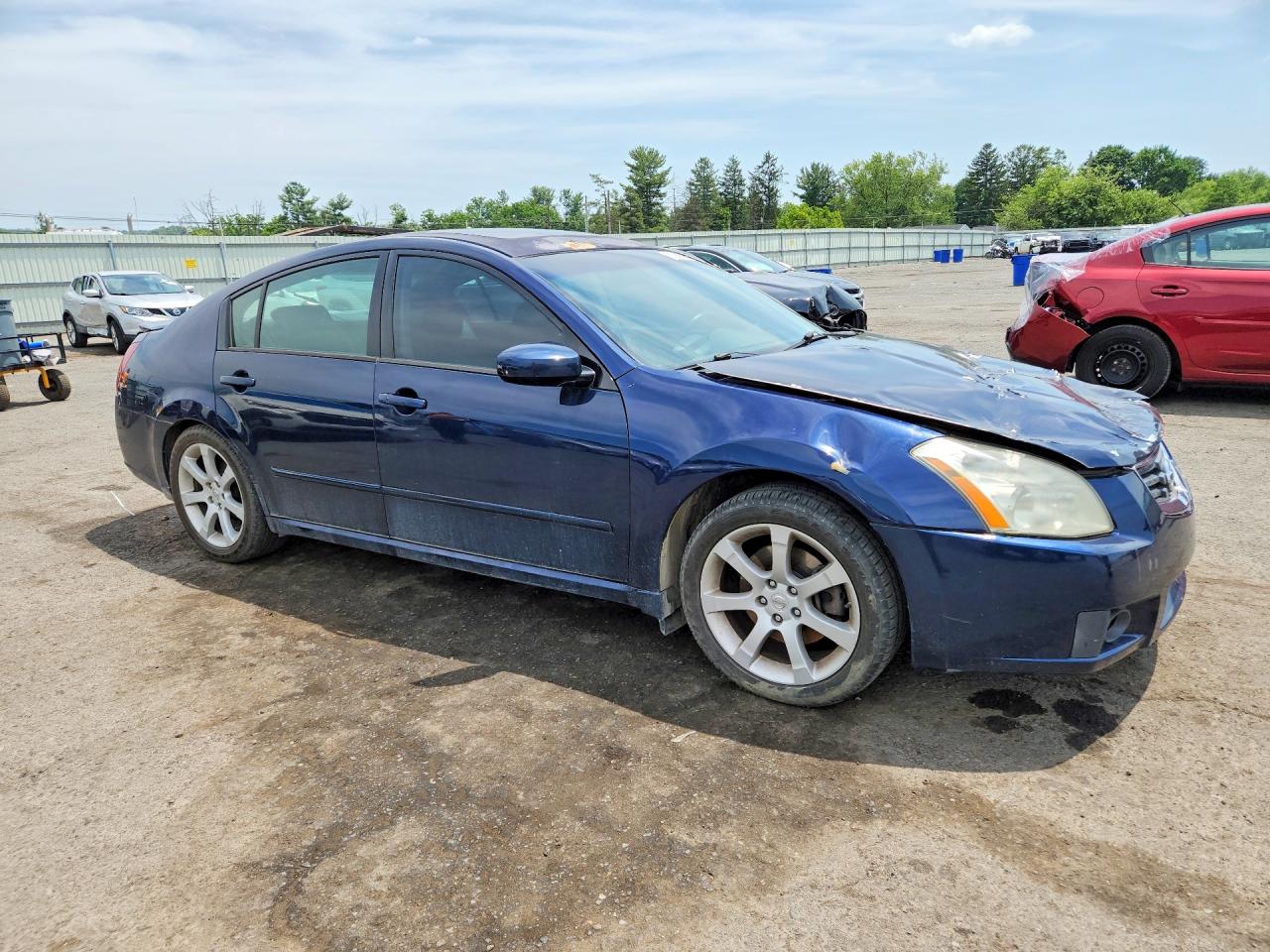 2007 Nissan Maxima 3.5 Se Blue vin: 1N4BA41E67C826695