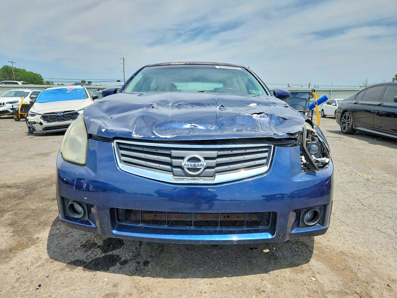 2007 Nissan Maxima 3.5 Se Blue vin: 1N4BA41E67C826695