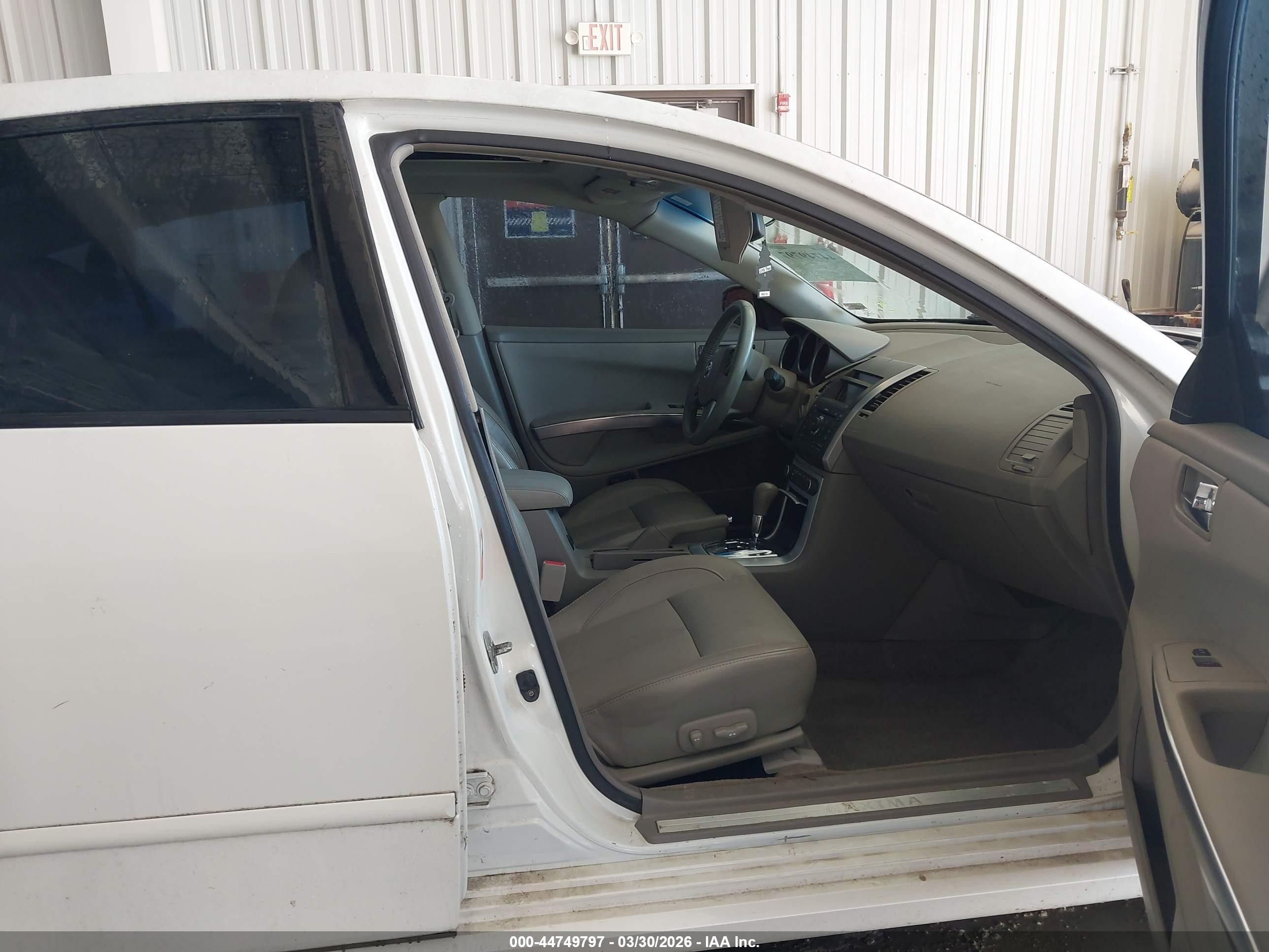 2007 Nissan Maxima 3.5 Se White vin: 1N4BA41E67C844727