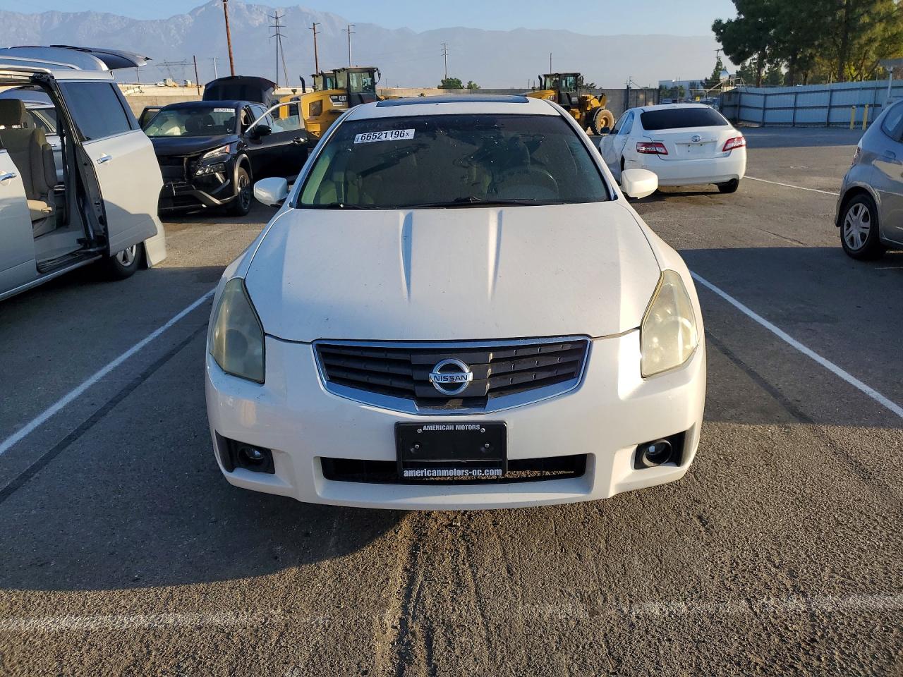 2007 Nissan Maxima 3.5 Se White vin: 1N4BA41E67C850799