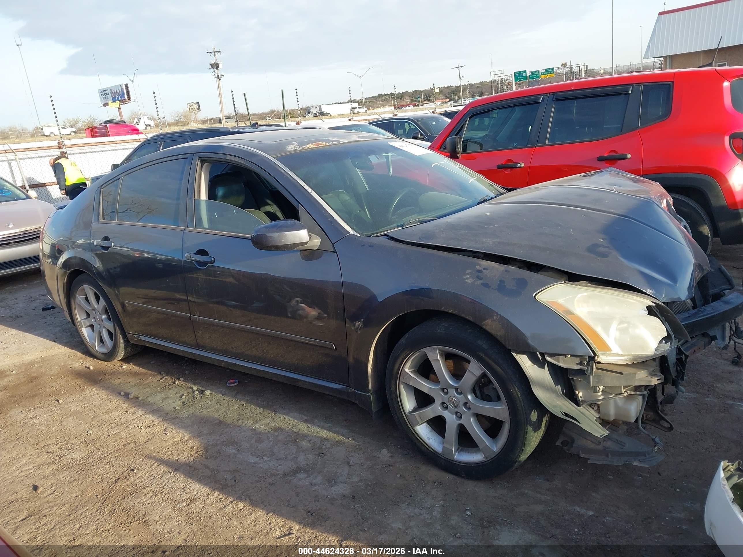 2008 Nissan Maxima 3.5 Se Black vin: 1N4BA41E68C804293