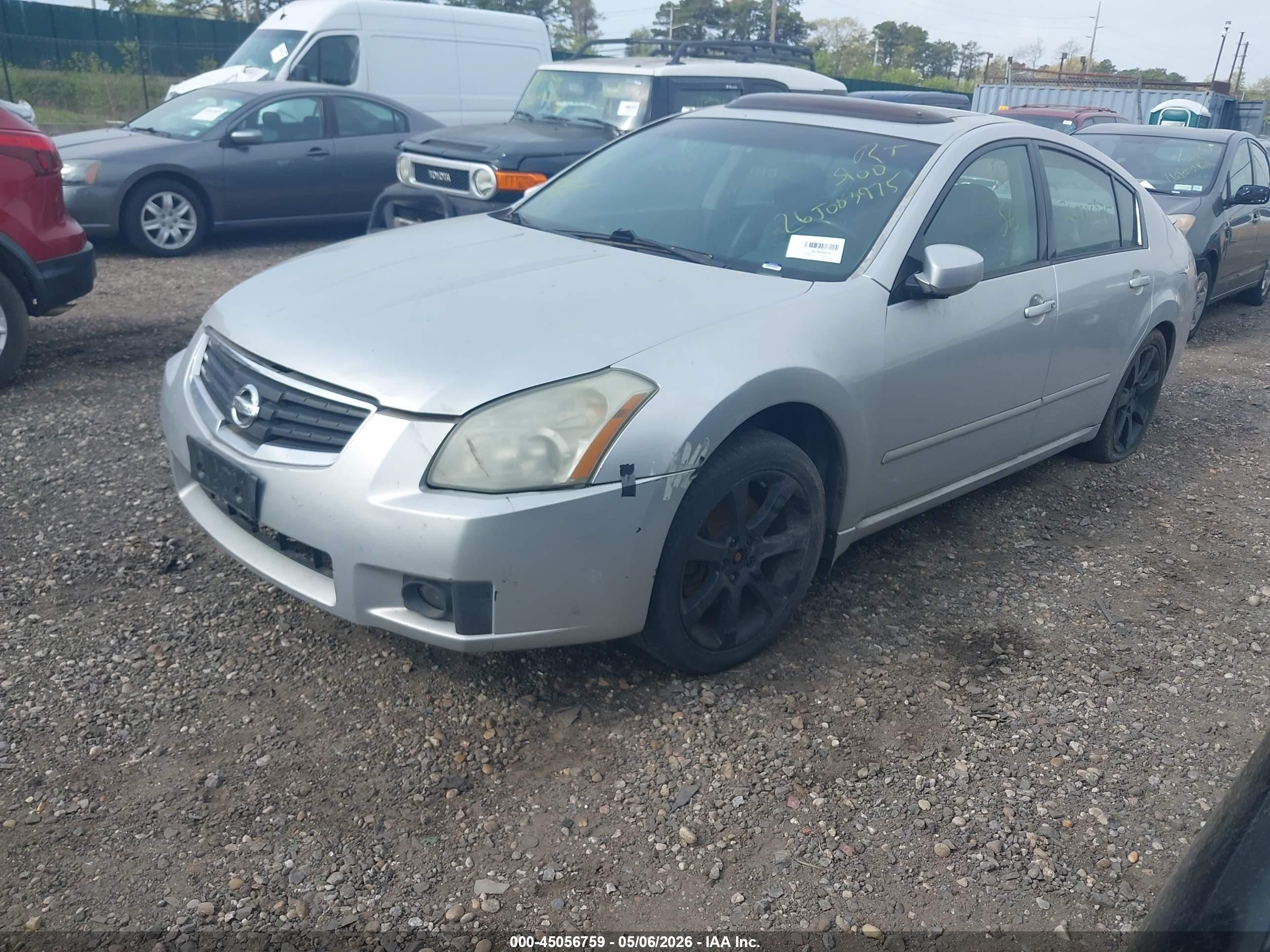 2008 Nissan Maxima 3.5 Se Gray vin: 1N4BA41E68C818128