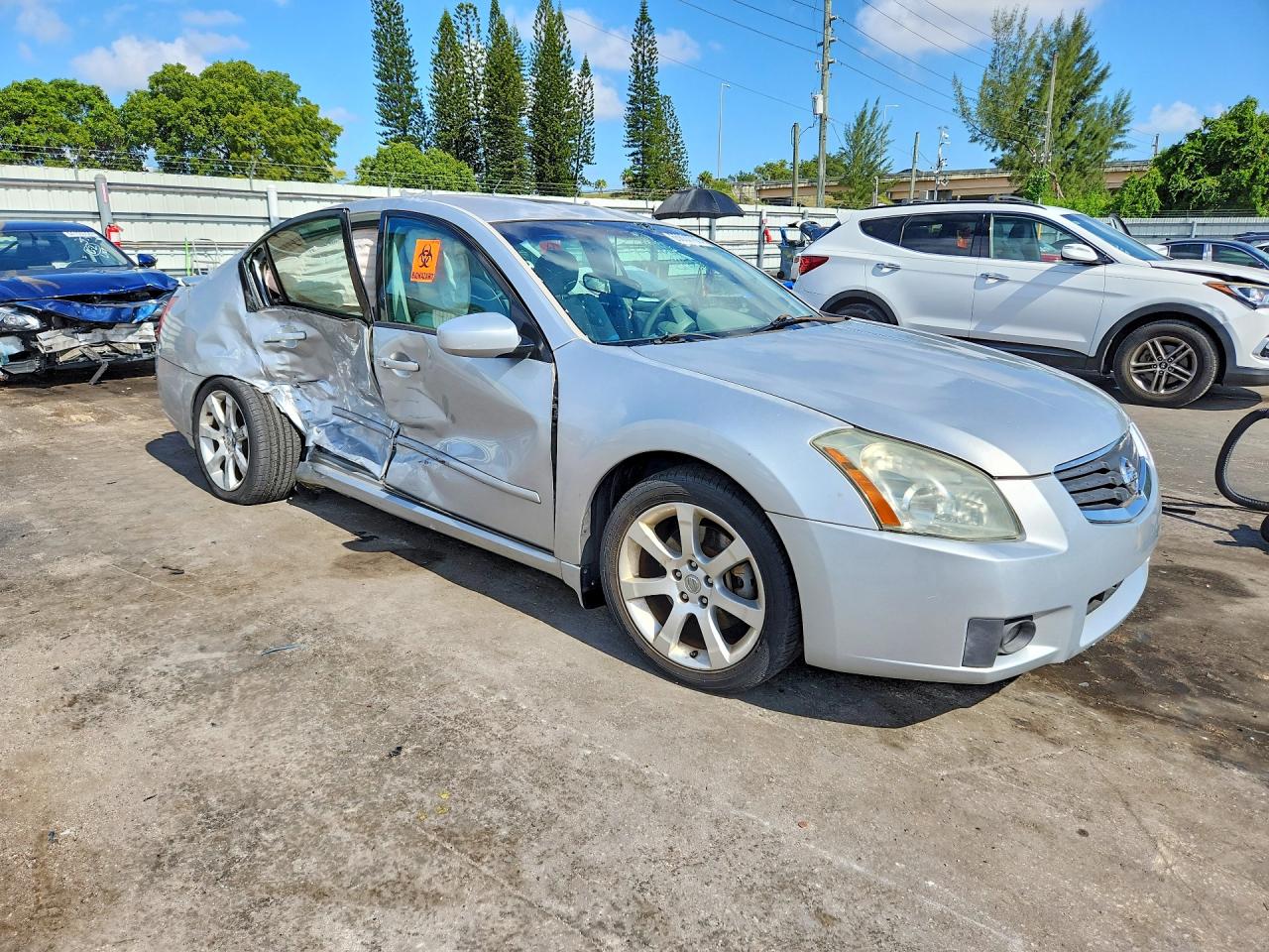 2008 Nissan Maxima 3.5 Se Silver vin: 1N4BA41E68C819893