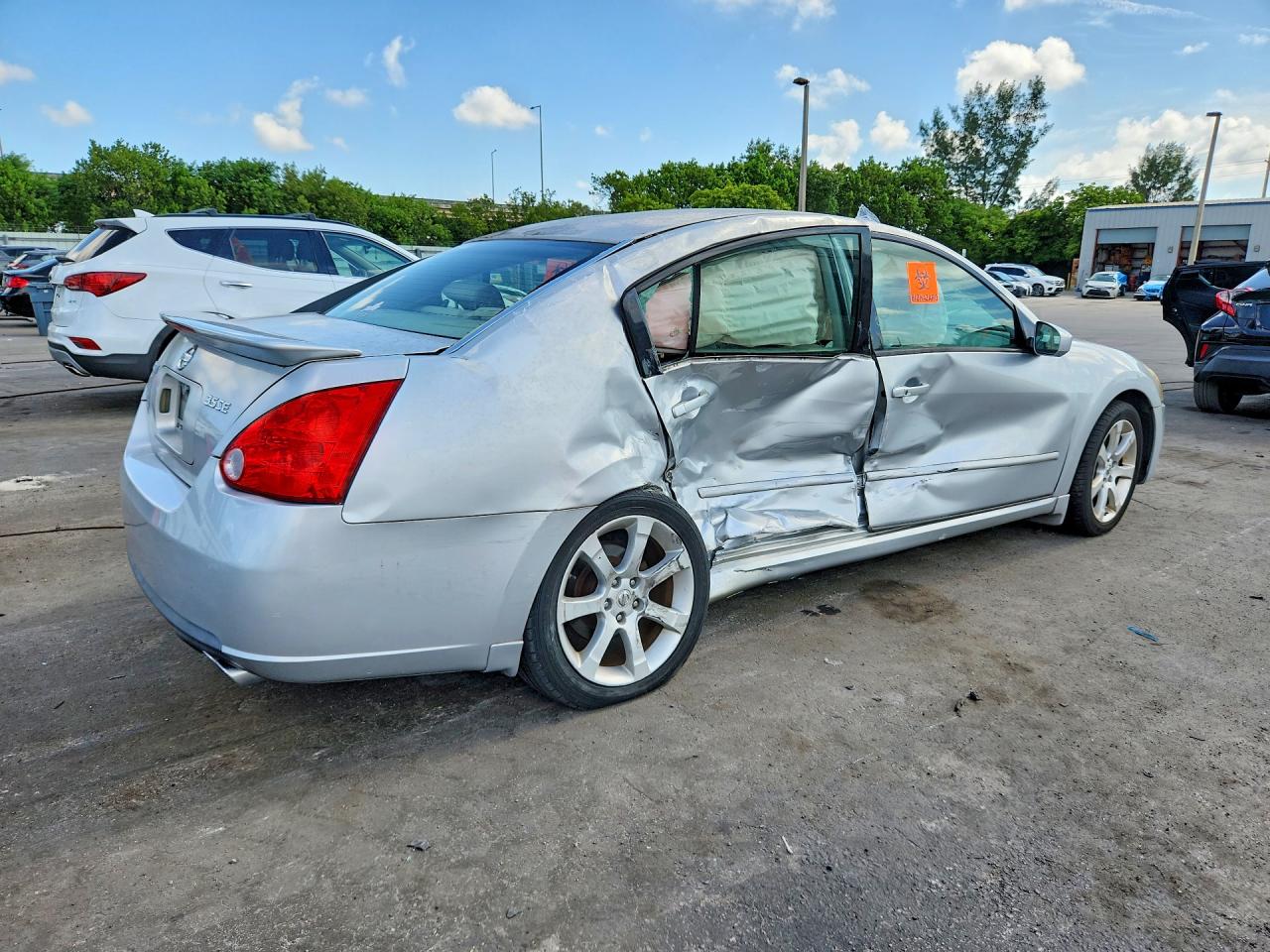 2008 Nissan Maxima 3.5 Se Silver vin: 1N4BA41E68C819893