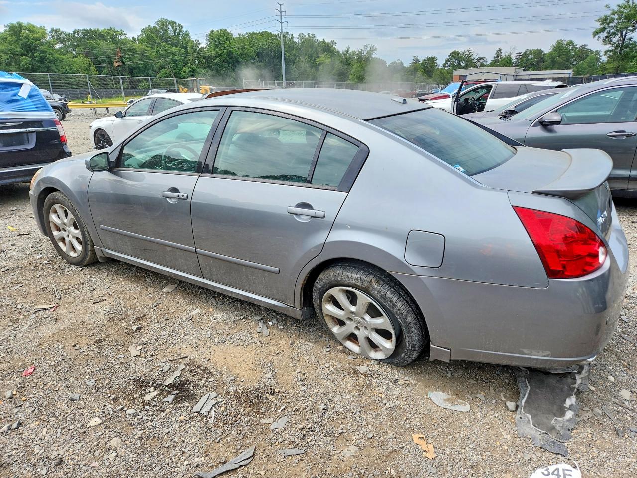 2008 Nissan Maxima 3.5 Se Silver vin: 1N4BA41E68C830795
