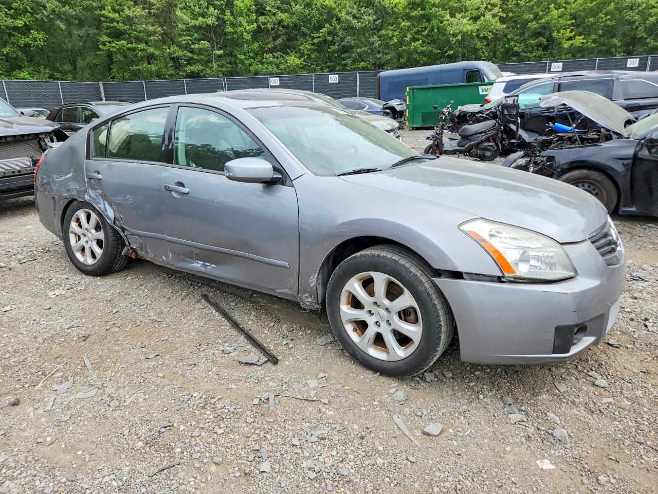 2008 Nissan Maxima 3.5 Se Silver vin: 1N4BA41E68C830795