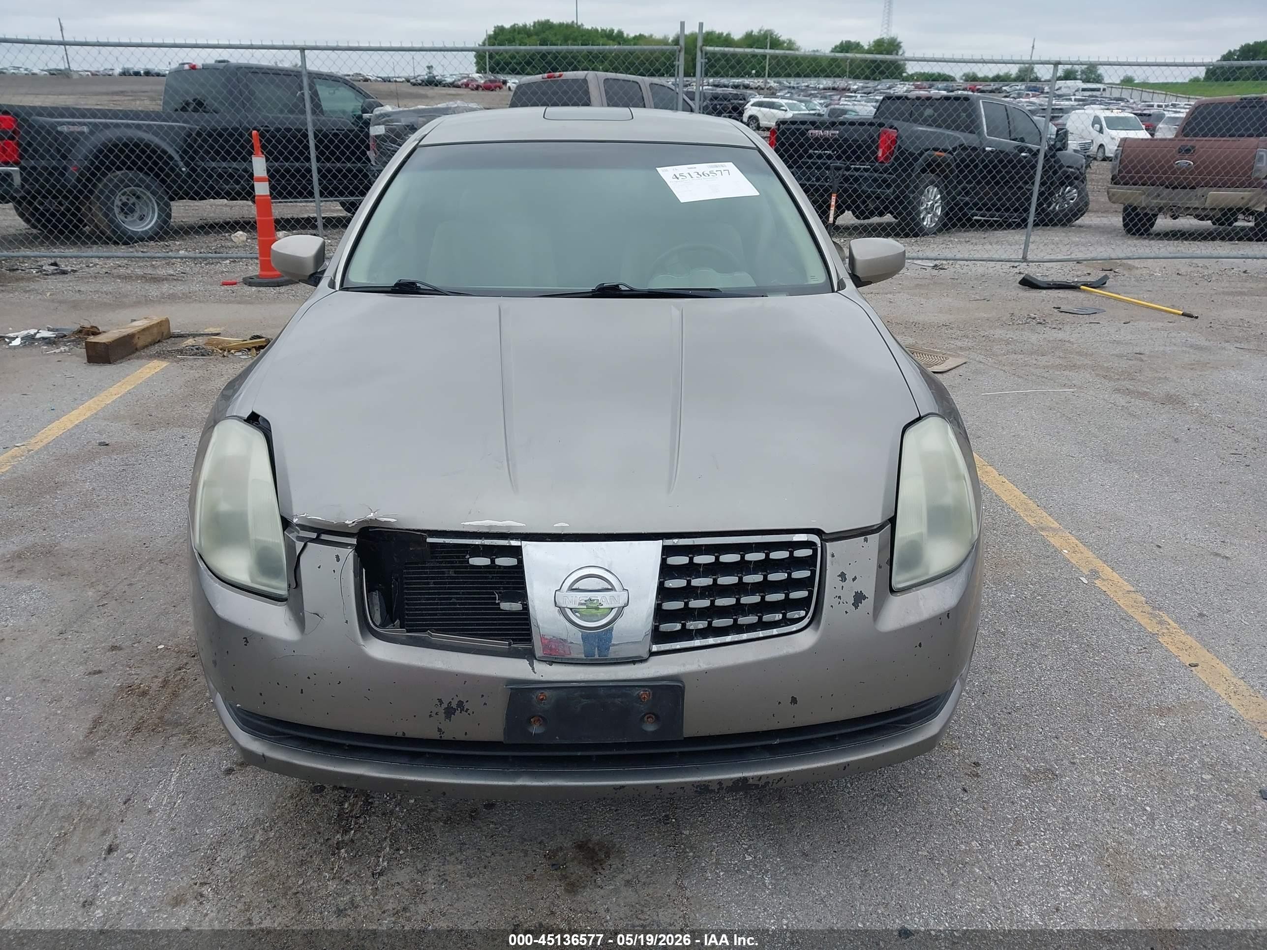 2004 Nissan Maxima 3.5 Sl Gray vin: 1N4BA41E74C820903